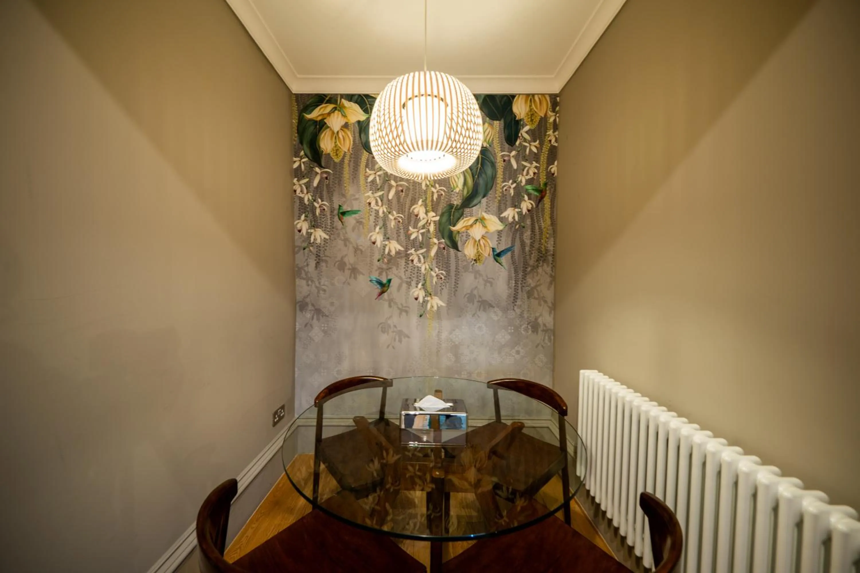 Seating area in No11 Boutique Hotel & Brasserie