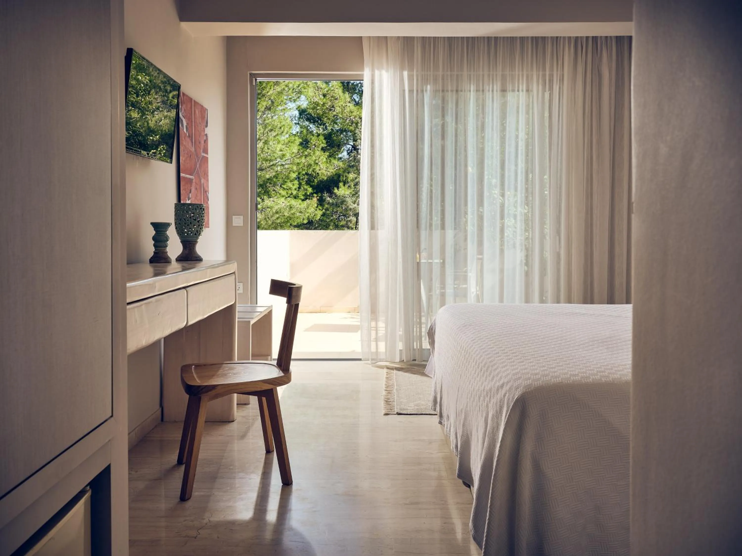 Bedroom, Bed in Ionian Hill Hotel