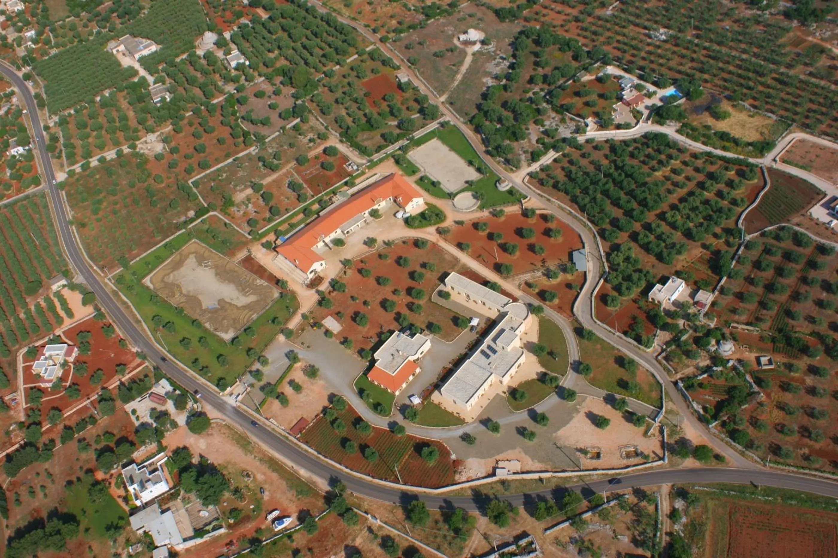 Bird's eye view in Delle Rose, Hotel & Horse Riding