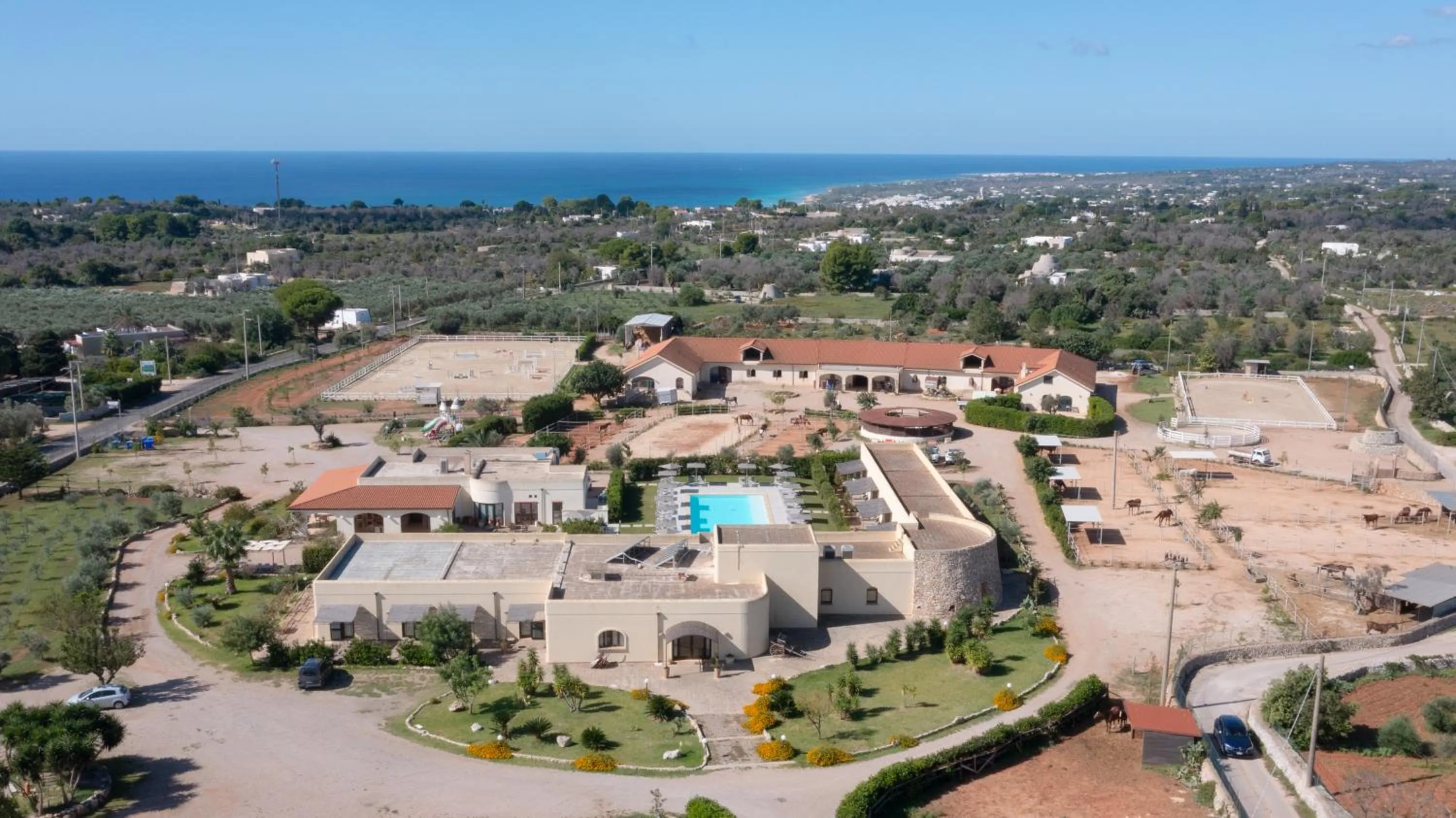 Bird's eye view in Delle Rose, Hotel & Horse Riding