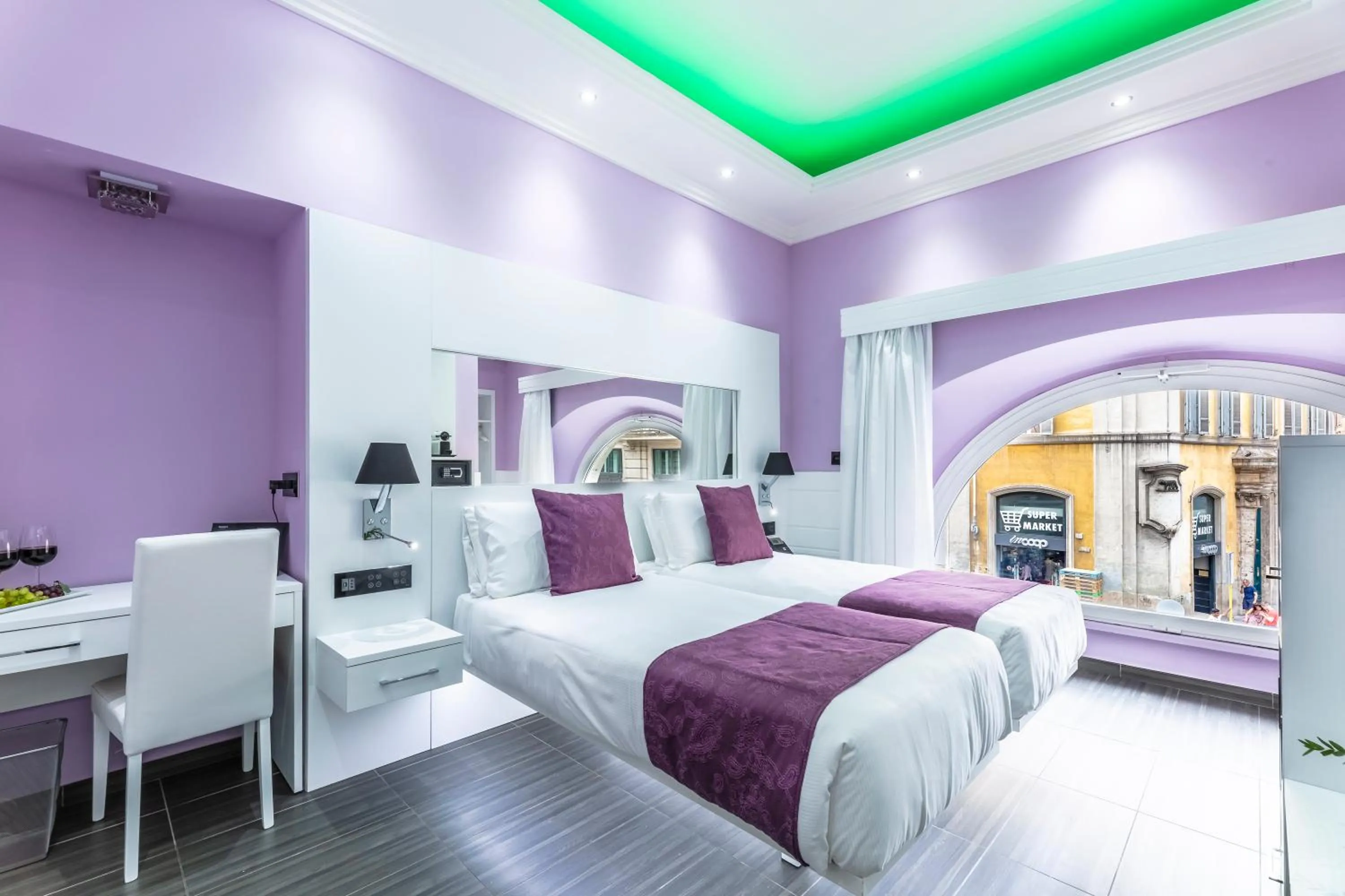 Photo of the whole room, Bed in THE ONE Boutique Hotel & SPA Rome