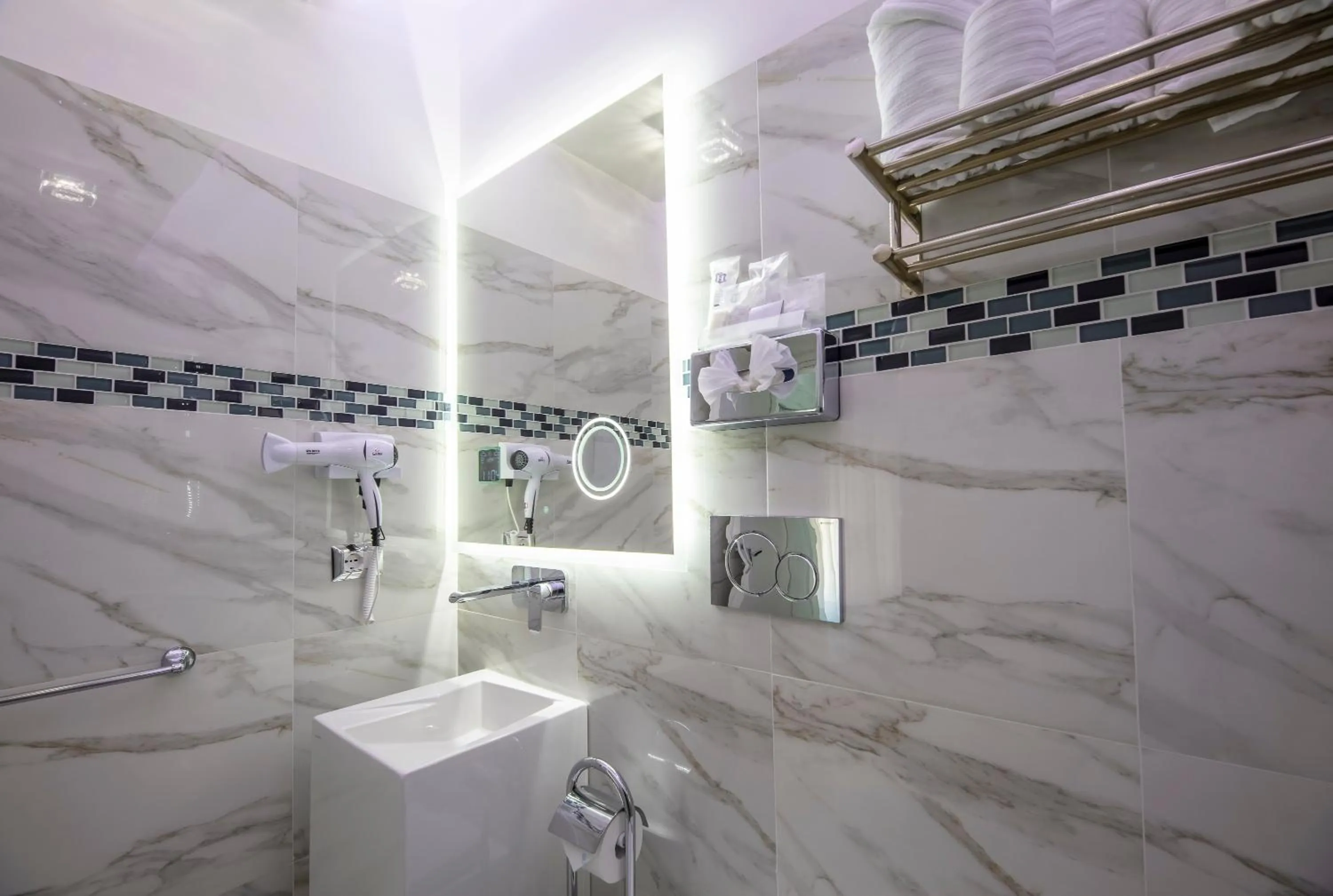 Bathroom in THE ONE Boutique Hotel & SPA Rome