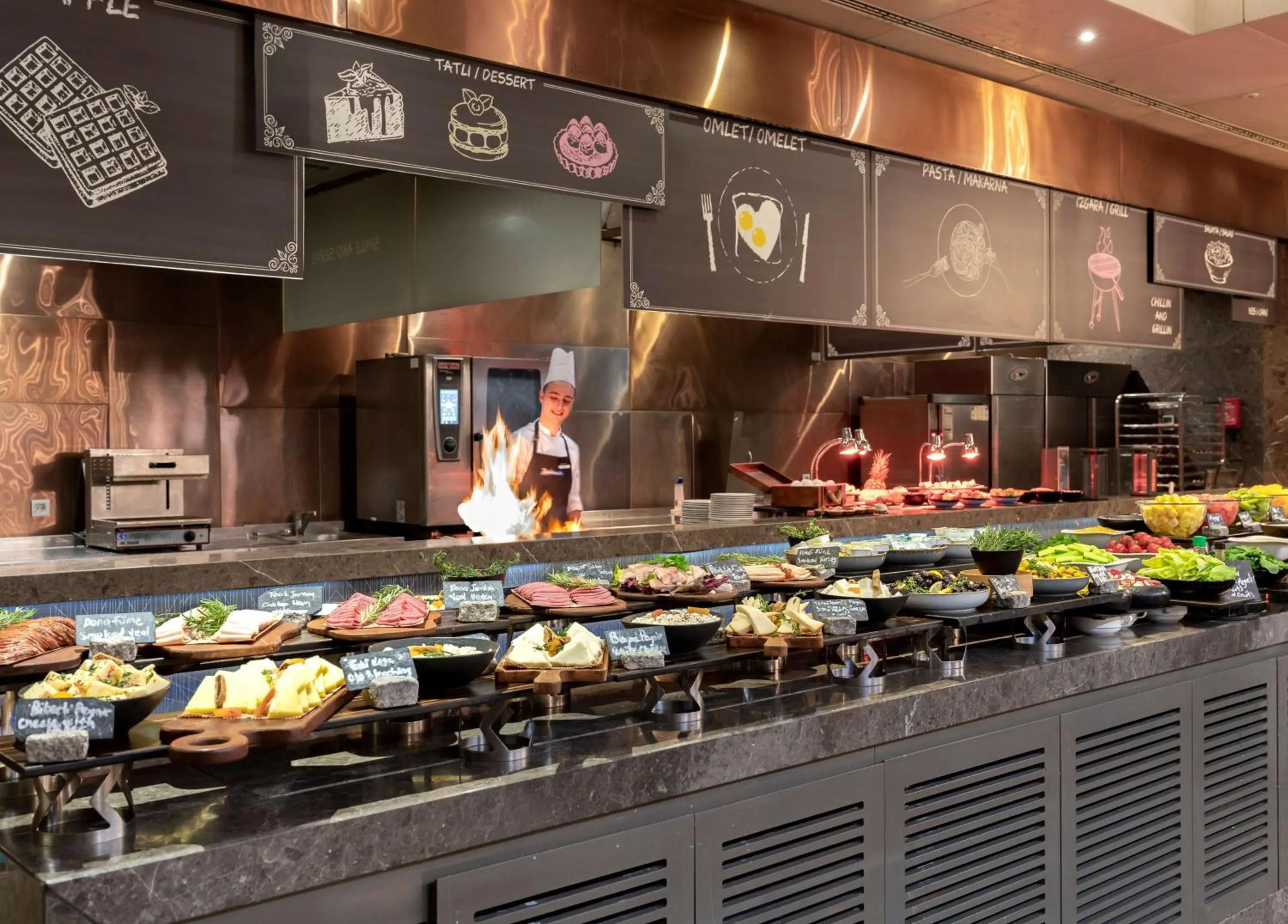 Breakfast in Radisson Blu Hotel Istanbul Asia