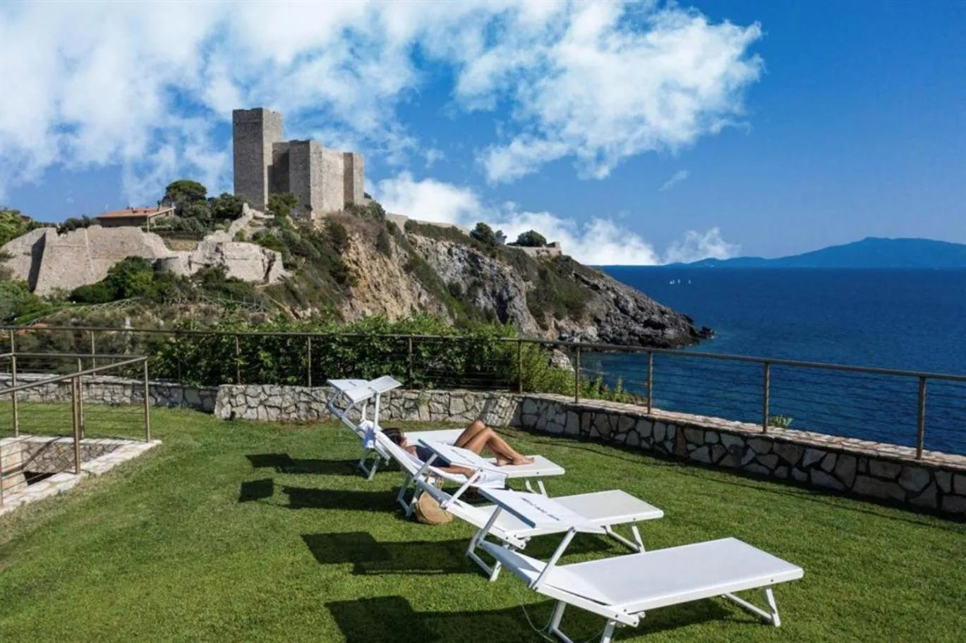 Balcony/Terrace in Hotel Capo D'Uomo