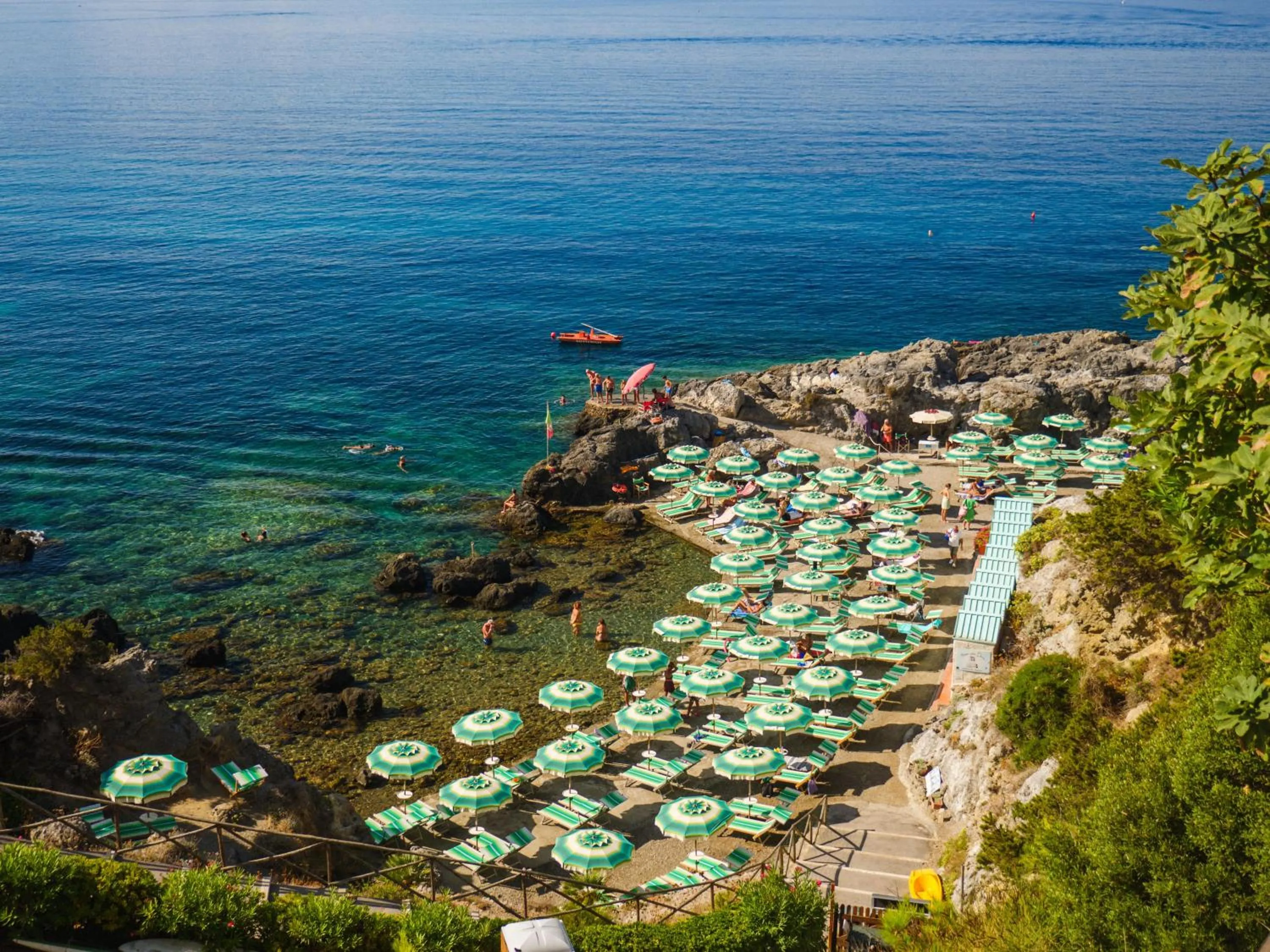 Natural landscape in Hotel Capo D'Uomo