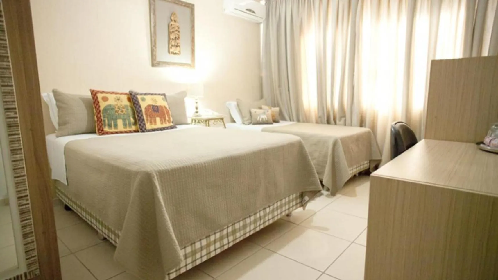 Bed in CHA Royal Plaza Hotel