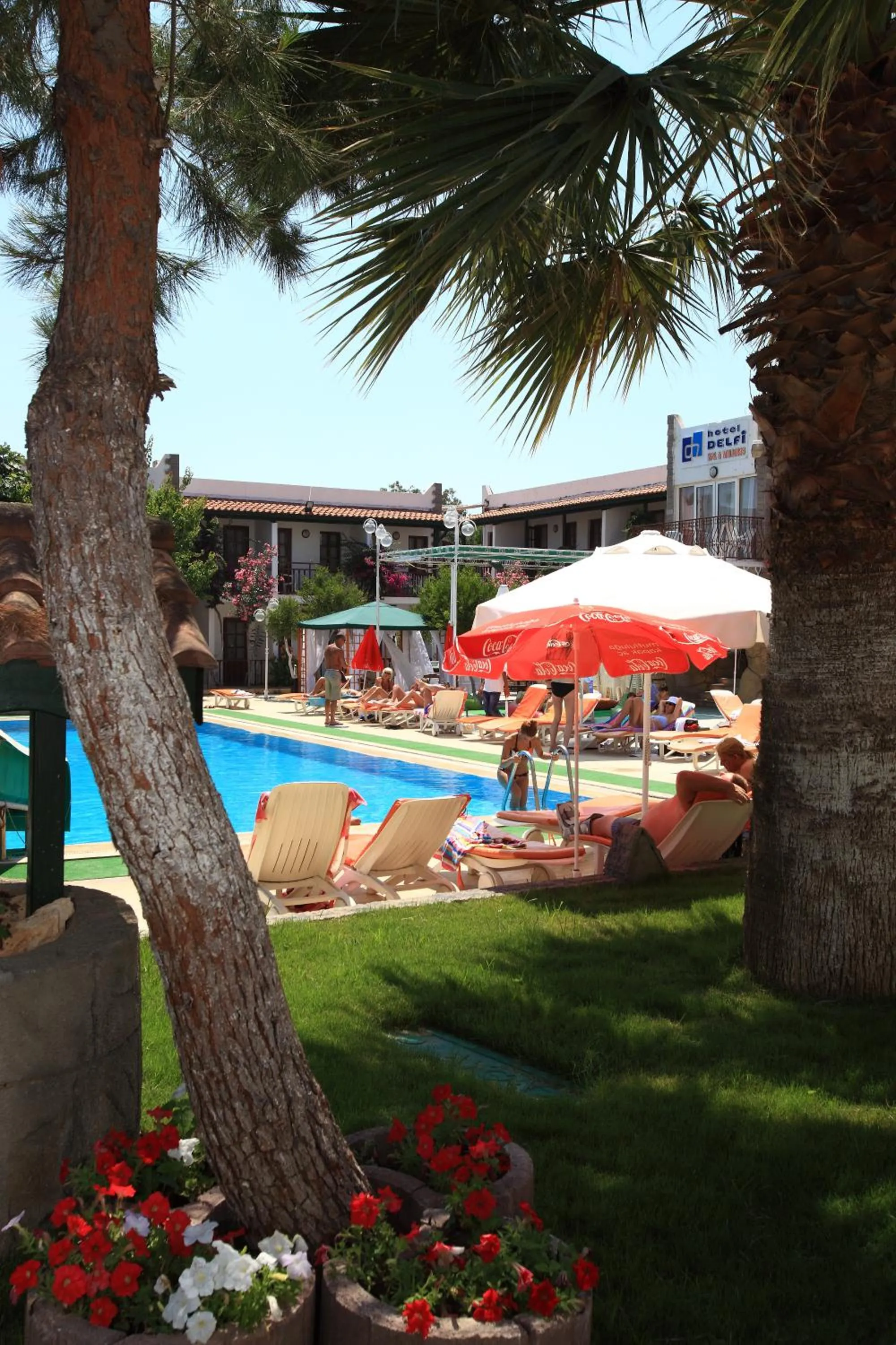 Garden view in Delfi Hotel Spa & Wellness Center