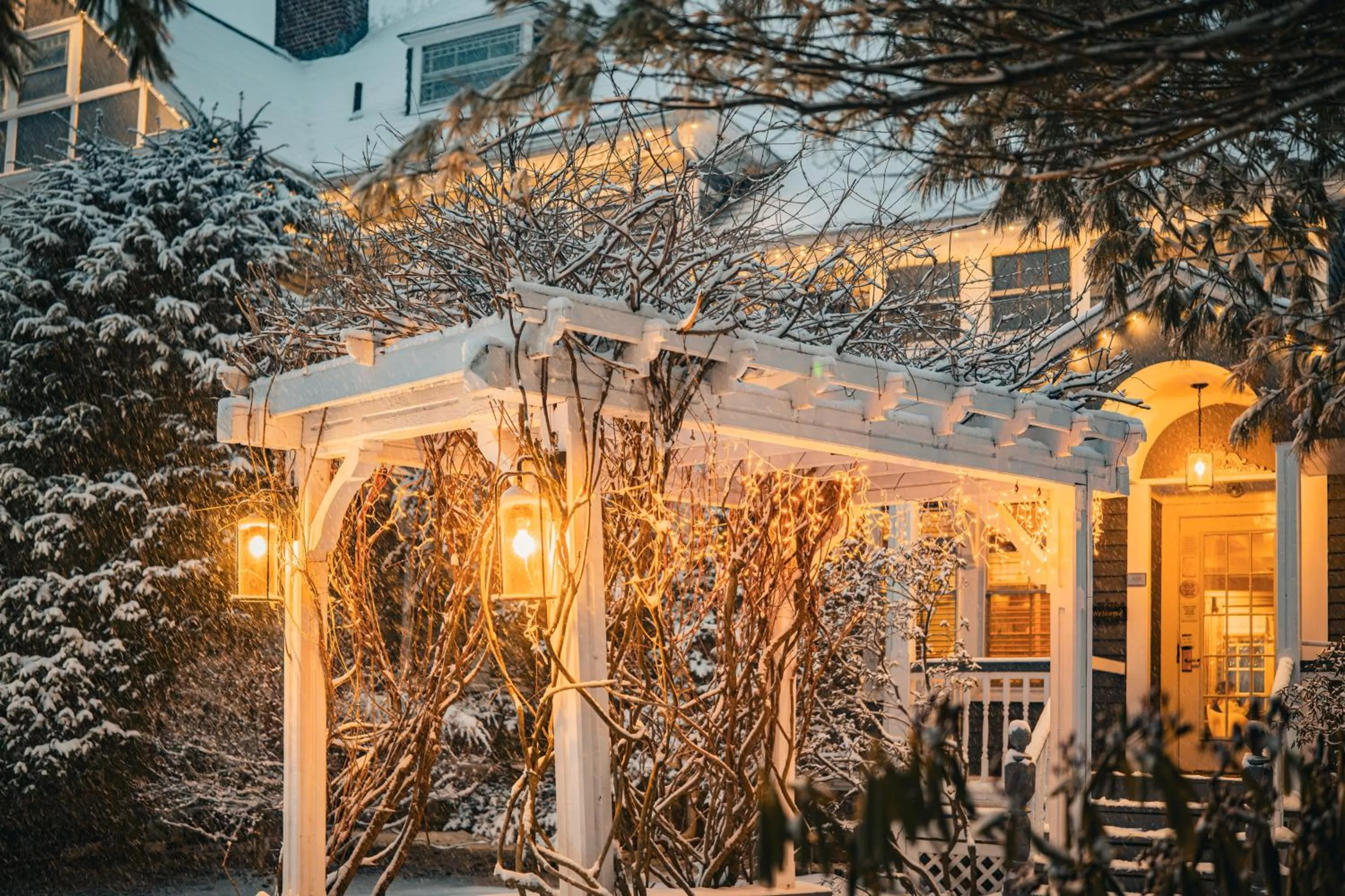 Facade/entrance in The Cornell Inn, Lenox & The Berkshires