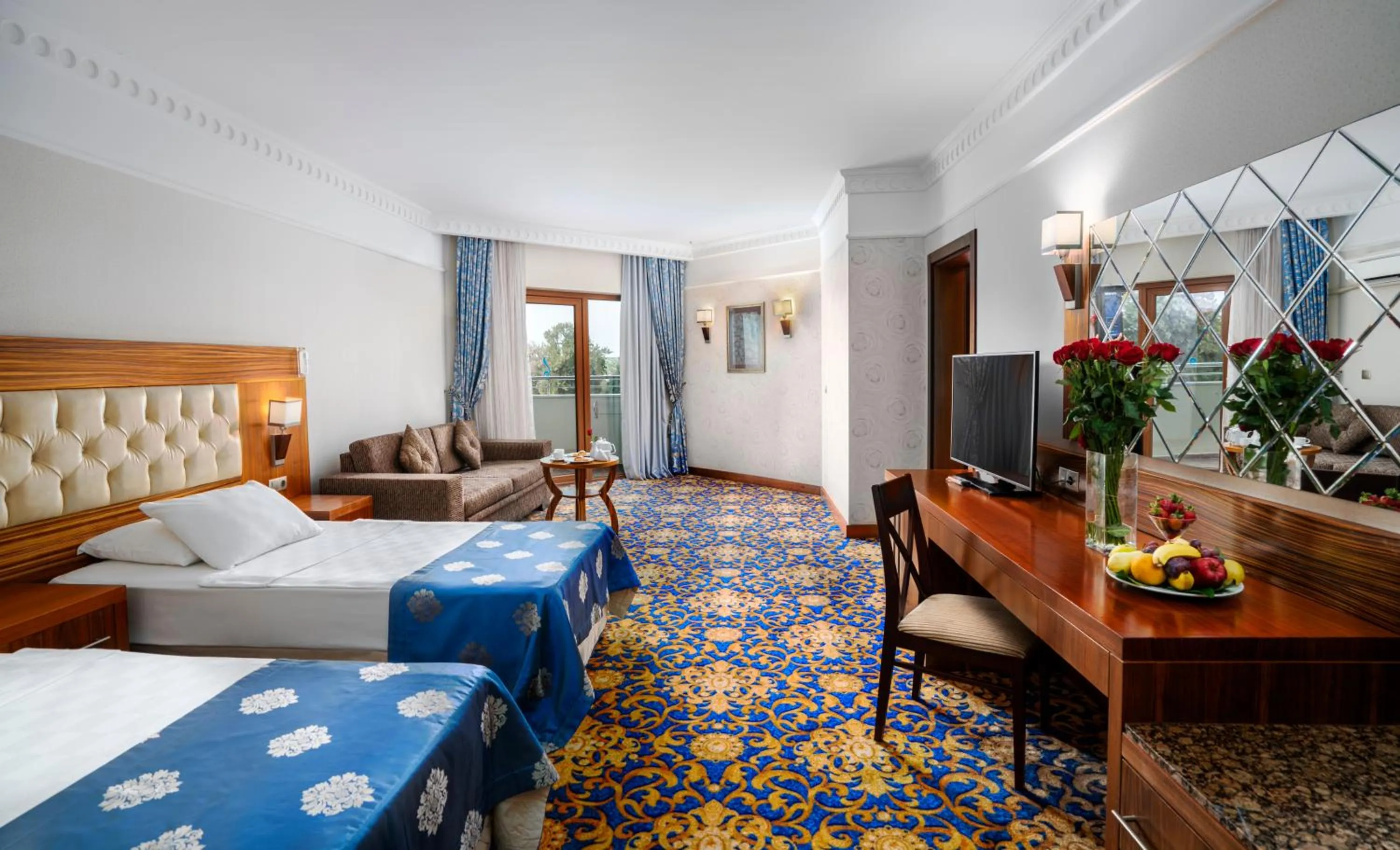 Bed in Bera Alanya Hotel - Halal All Inclusive