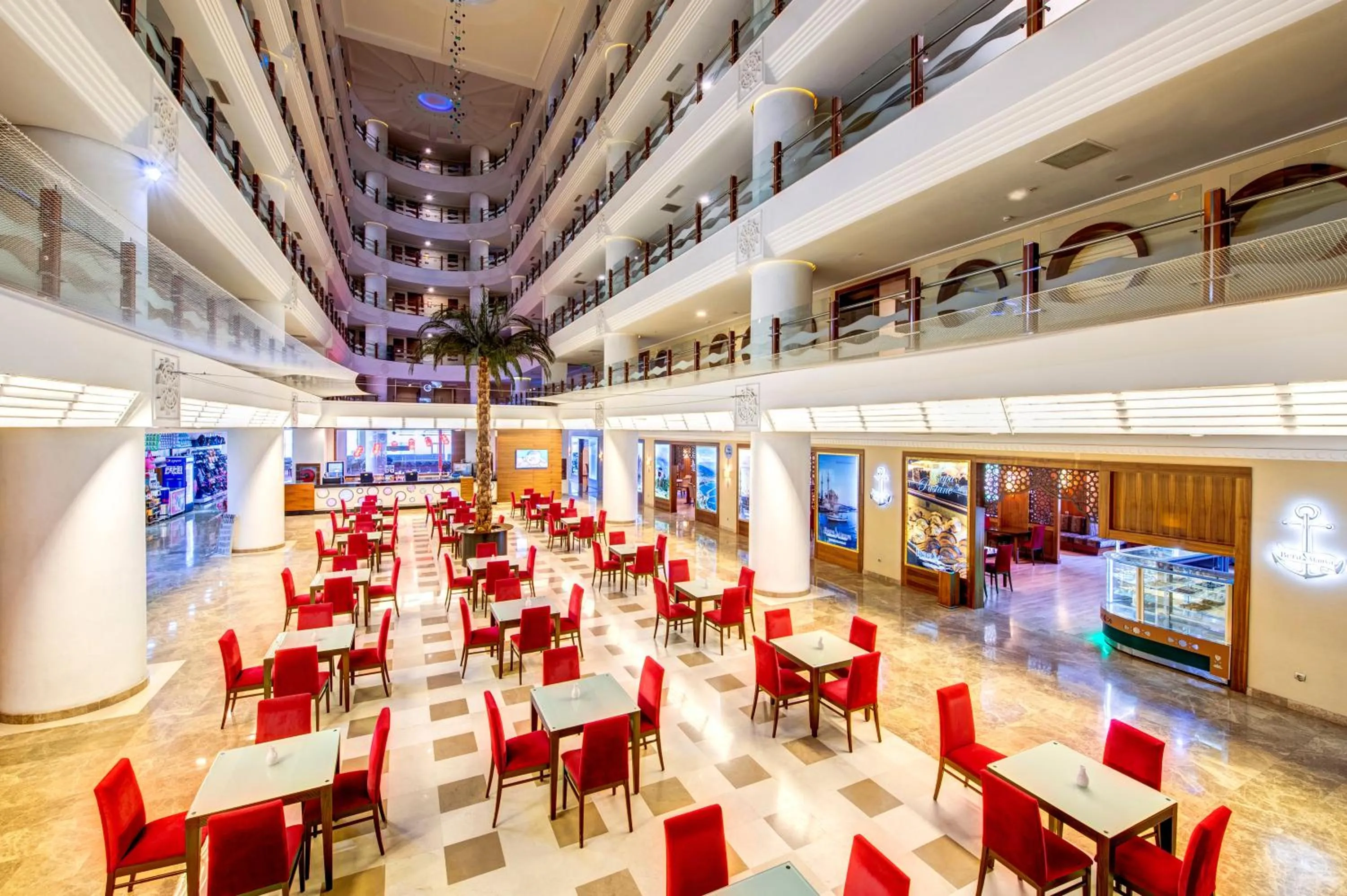 Communal lounge/ TV room in Bera Alanya Hotel - Halal All Inclusive