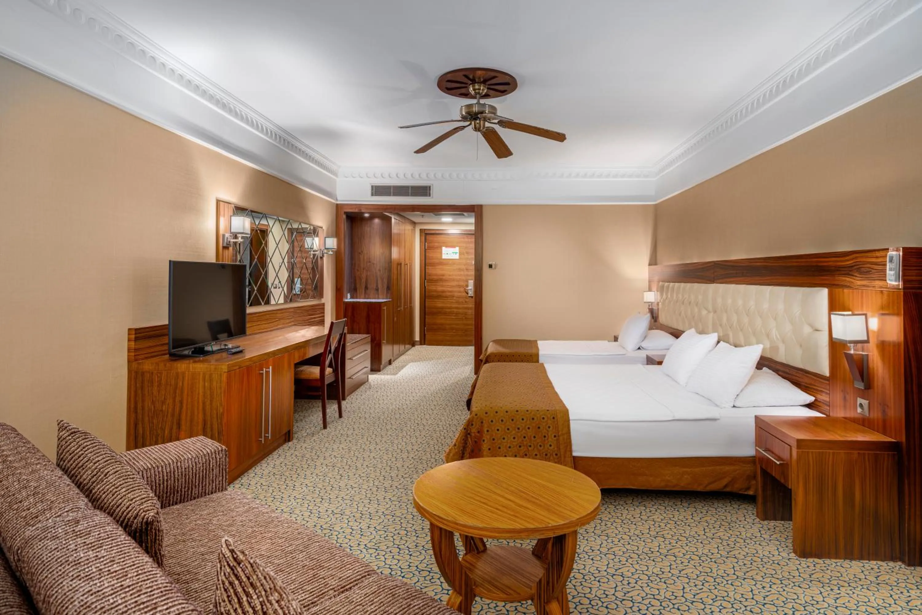 Bed in Bera Alanya Hotel - Halal All Inclusive