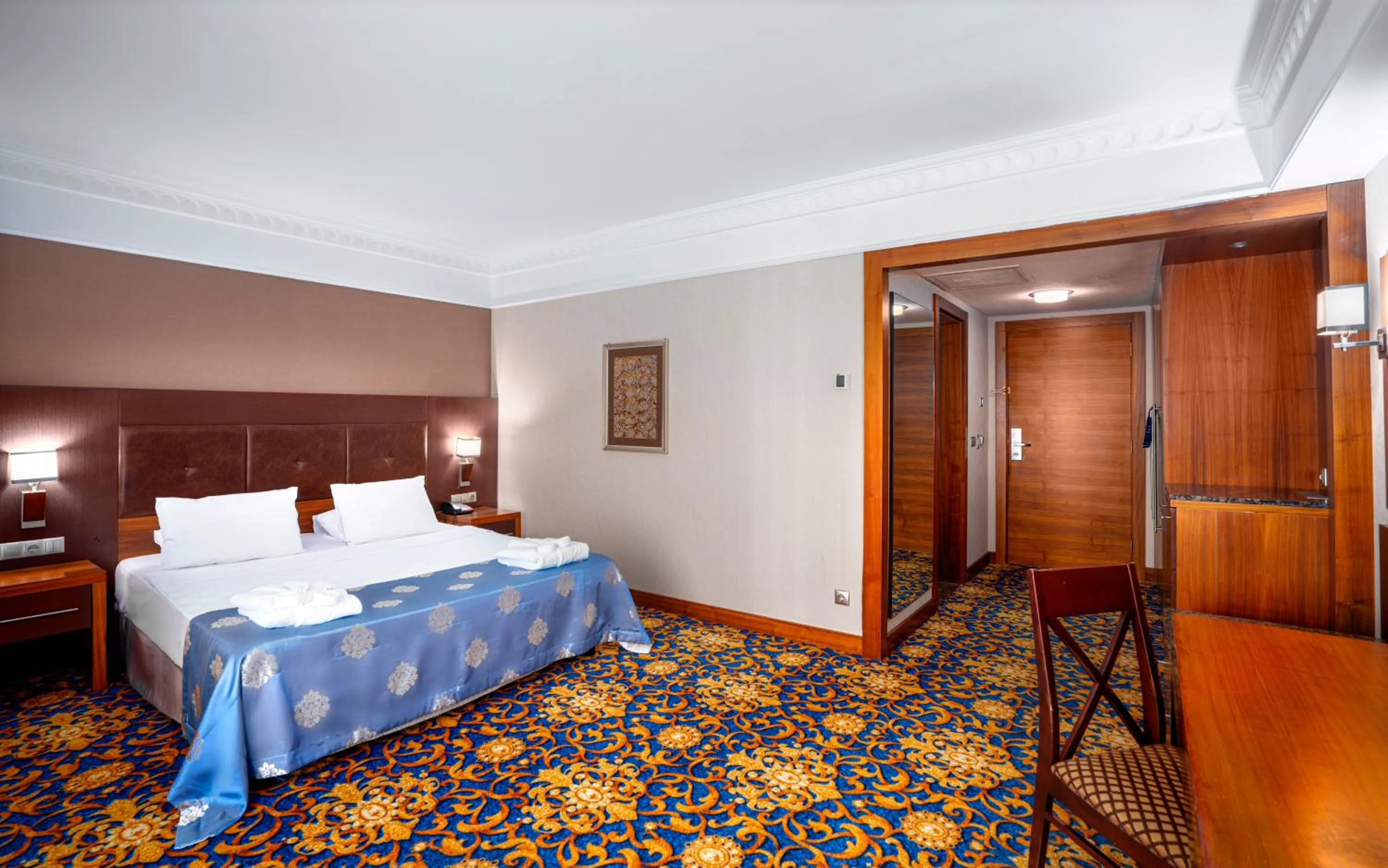 Bed in Bera Alanya Hotel - Halal All Inclusive