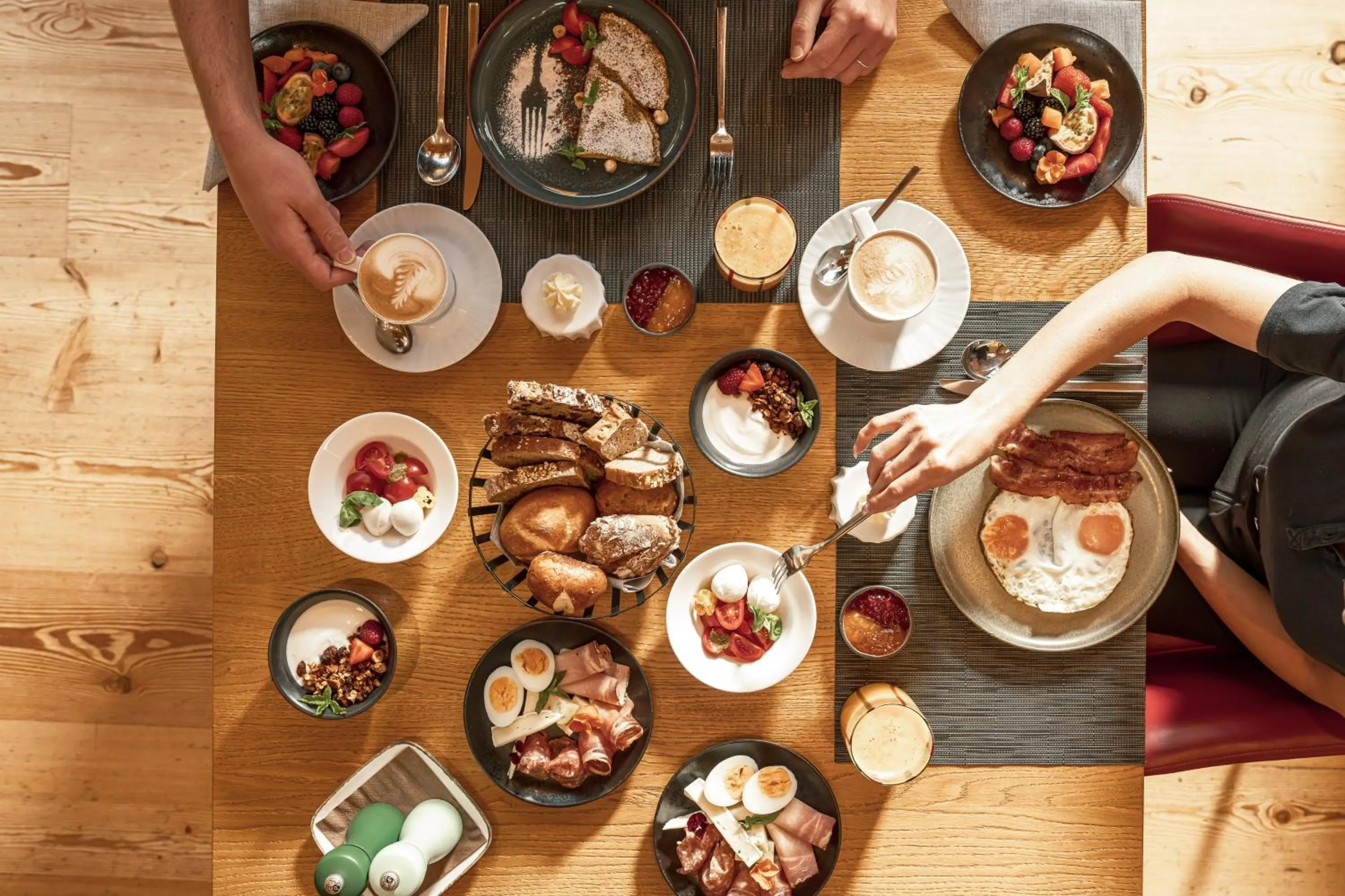 Breakfast in Boutique Hotel Nives - Luxury & Design in the Dolomites