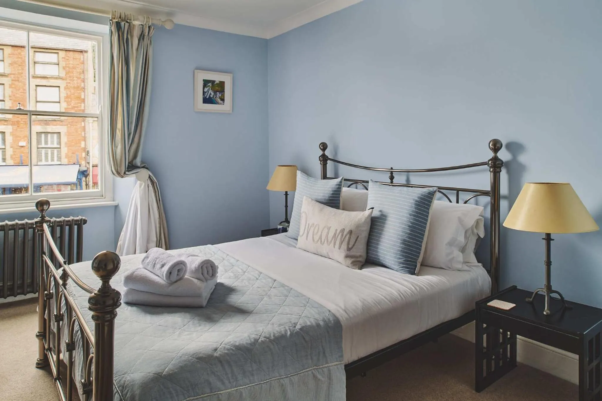 Bedroom, Bed in Rathbone Cottage - Pets Stay for Free