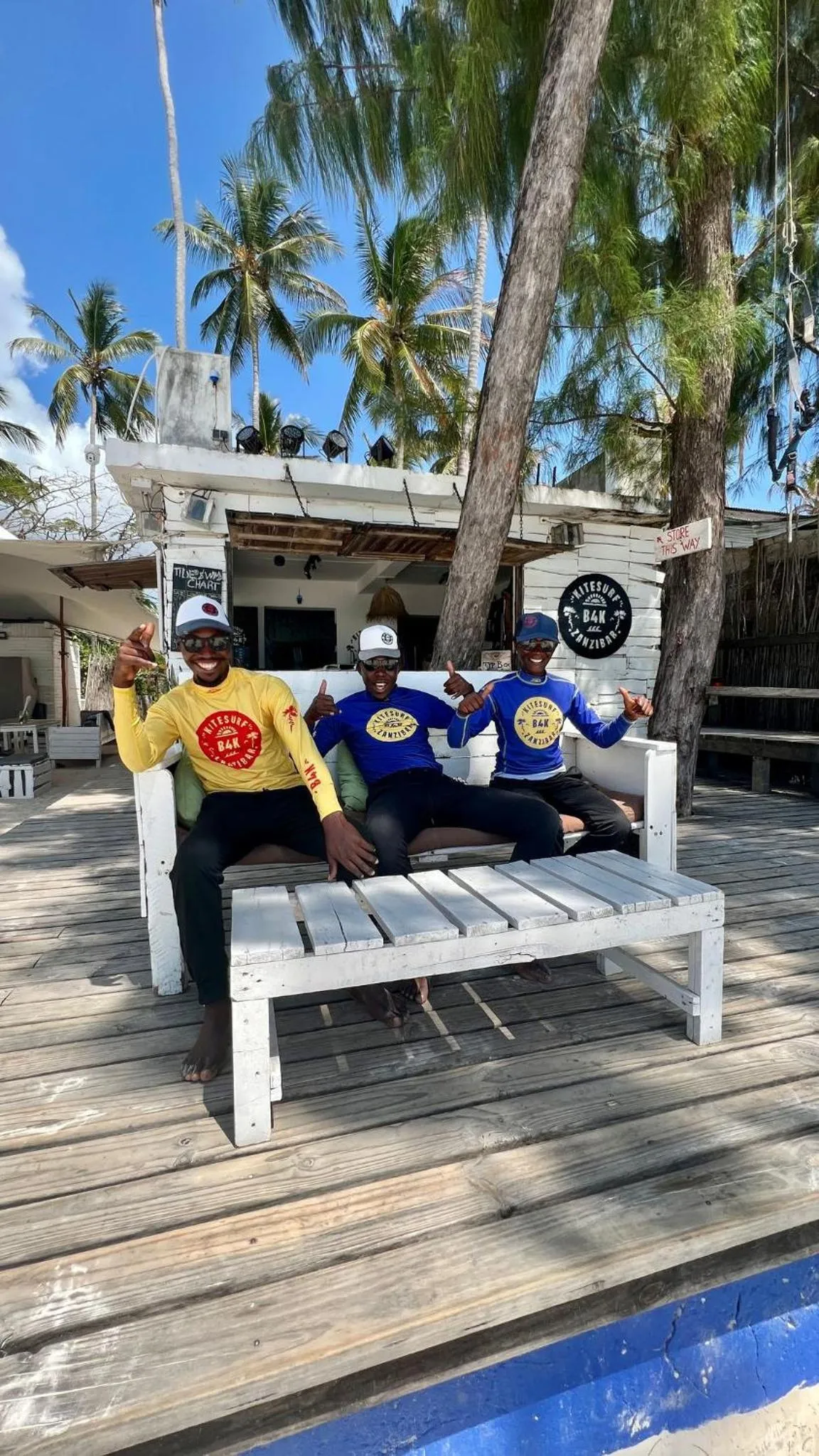 Staff in B4 Beach Club