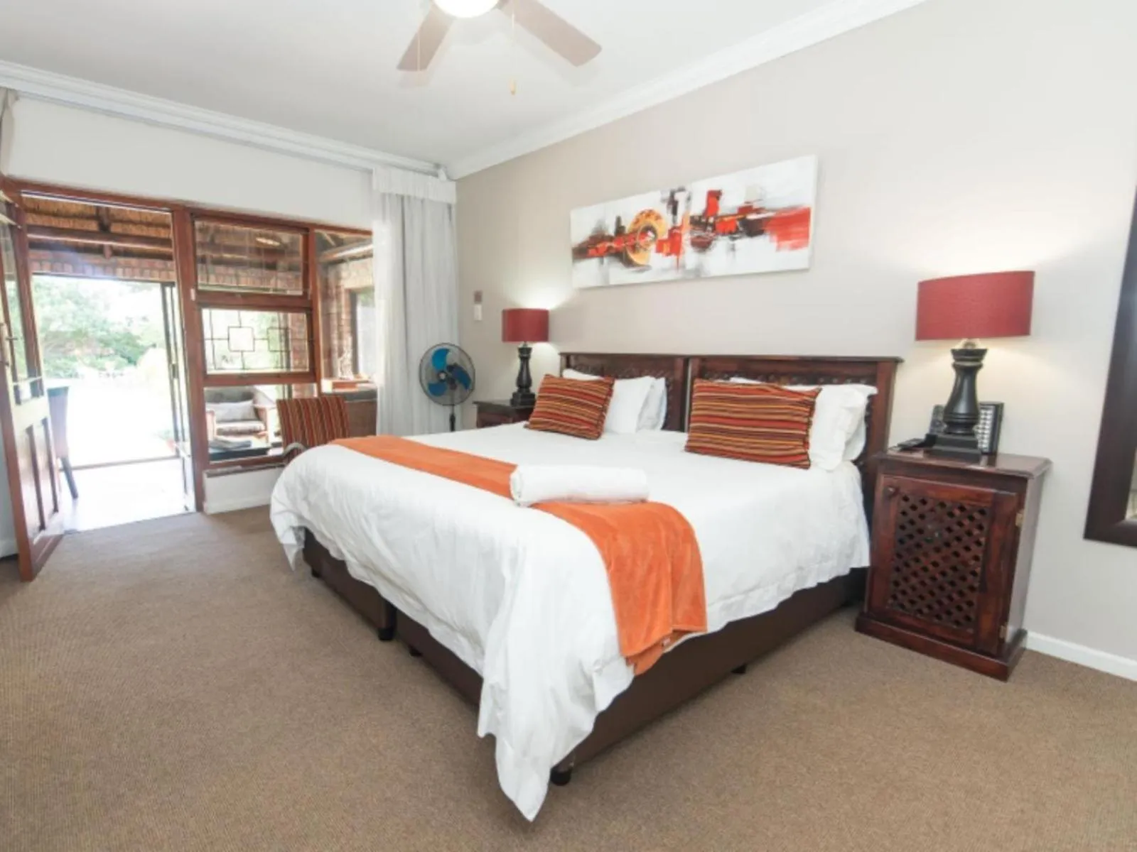 Bed in Amani Guest Lodge