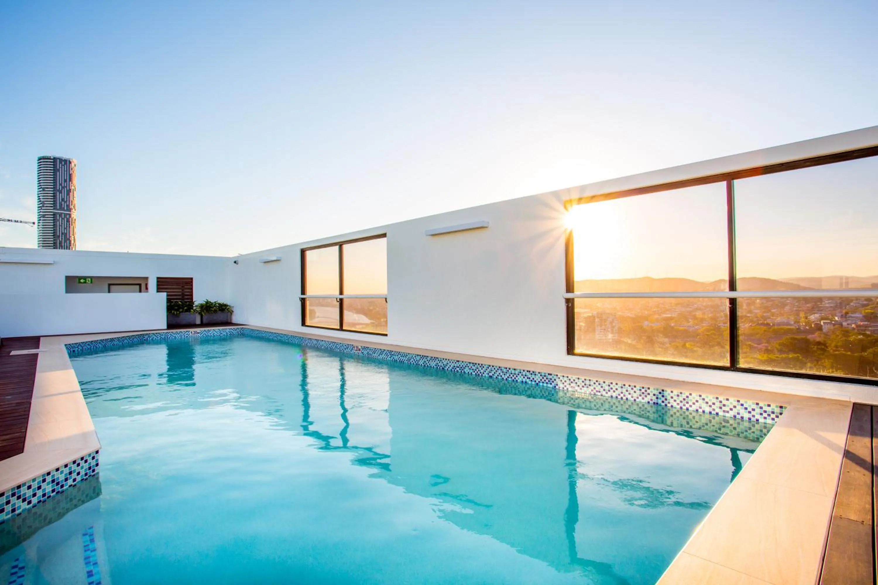 Pool view in Hotel Grand Chancellor Brisbane