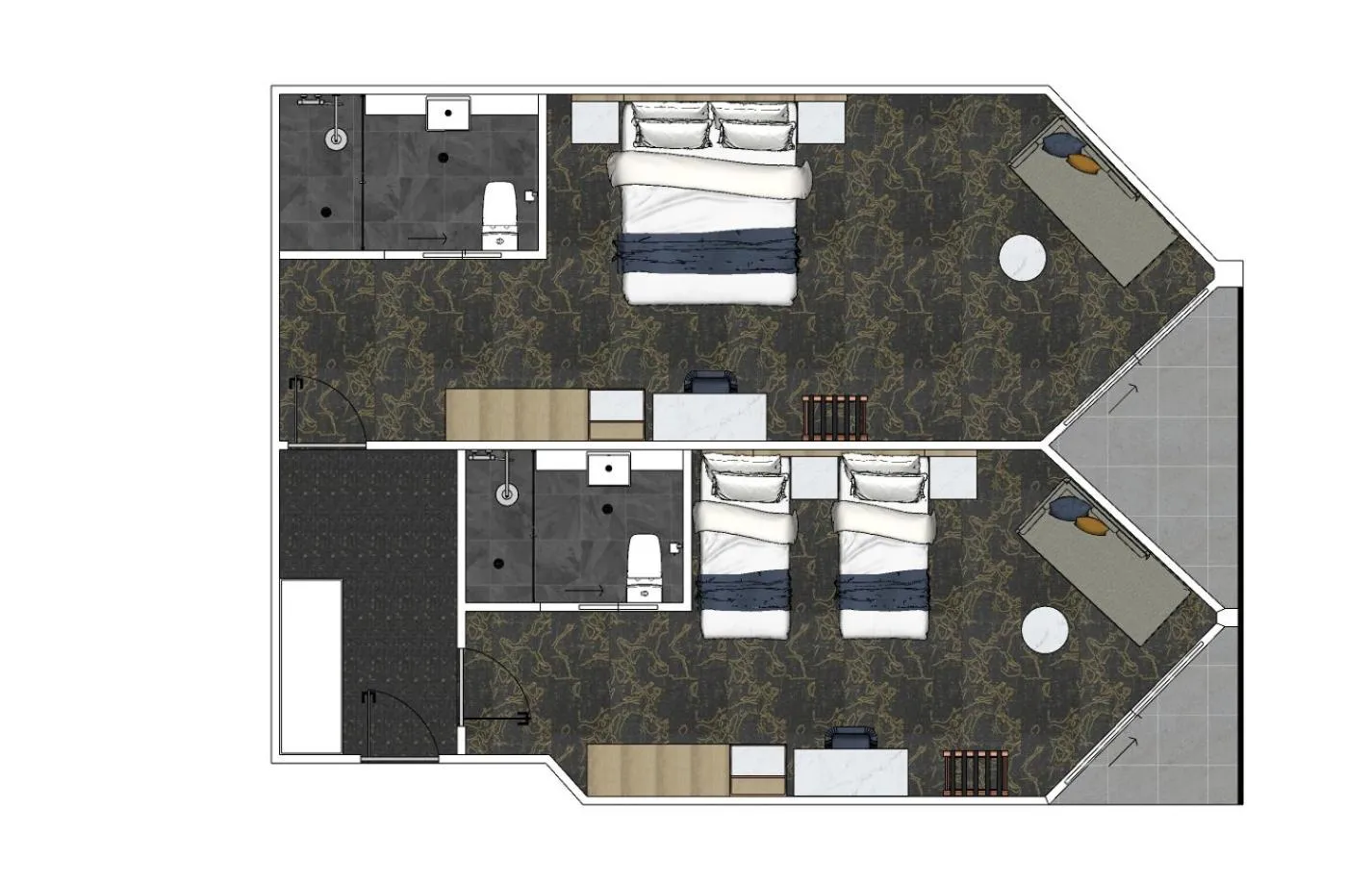 Floor plan in Hotel Grand Chancellor Brisbane