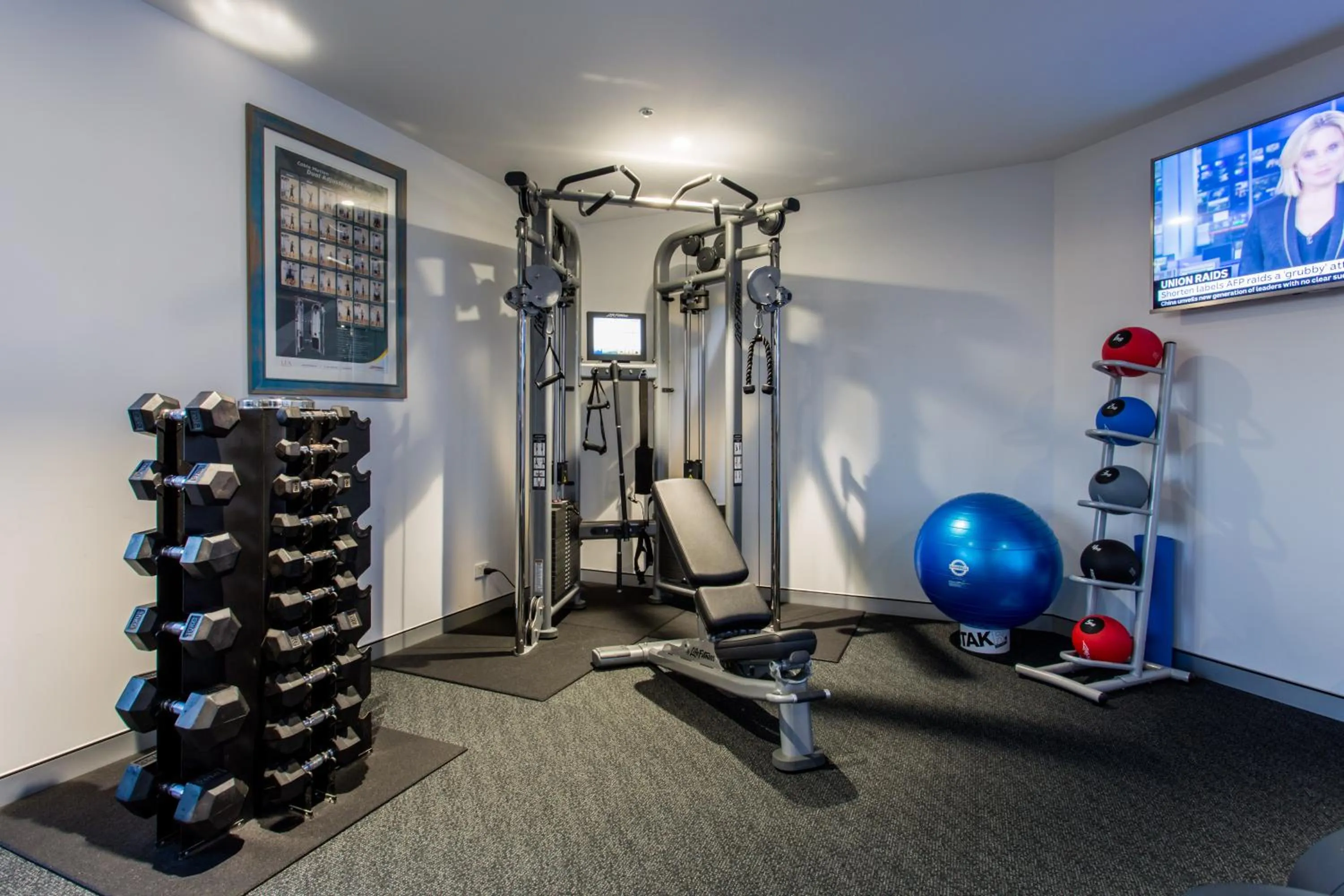 Fitness centre/facilities in Hotel Grand Chancellor Brisbane