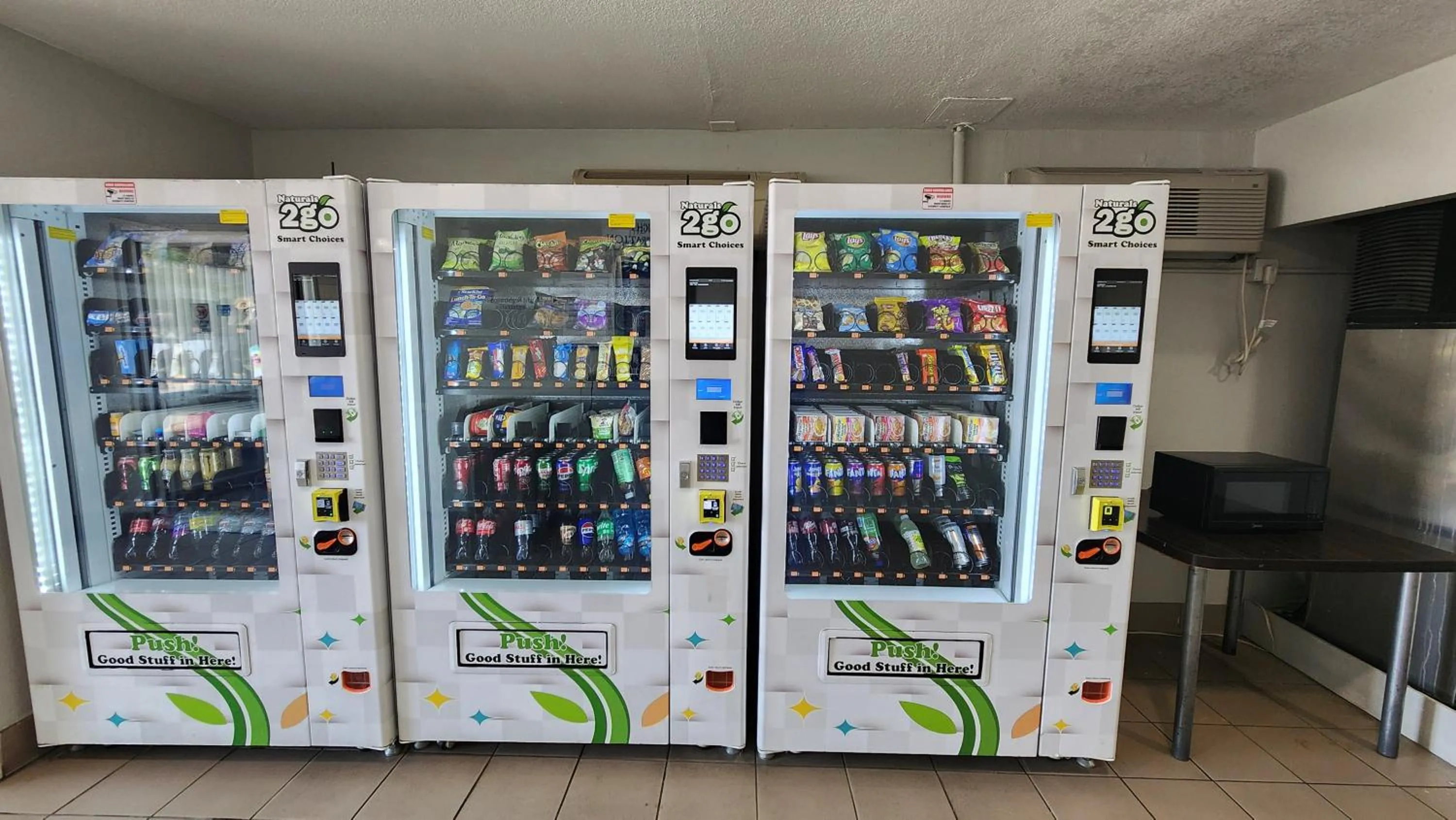 vending machine in Motel 6-Conroe, TX