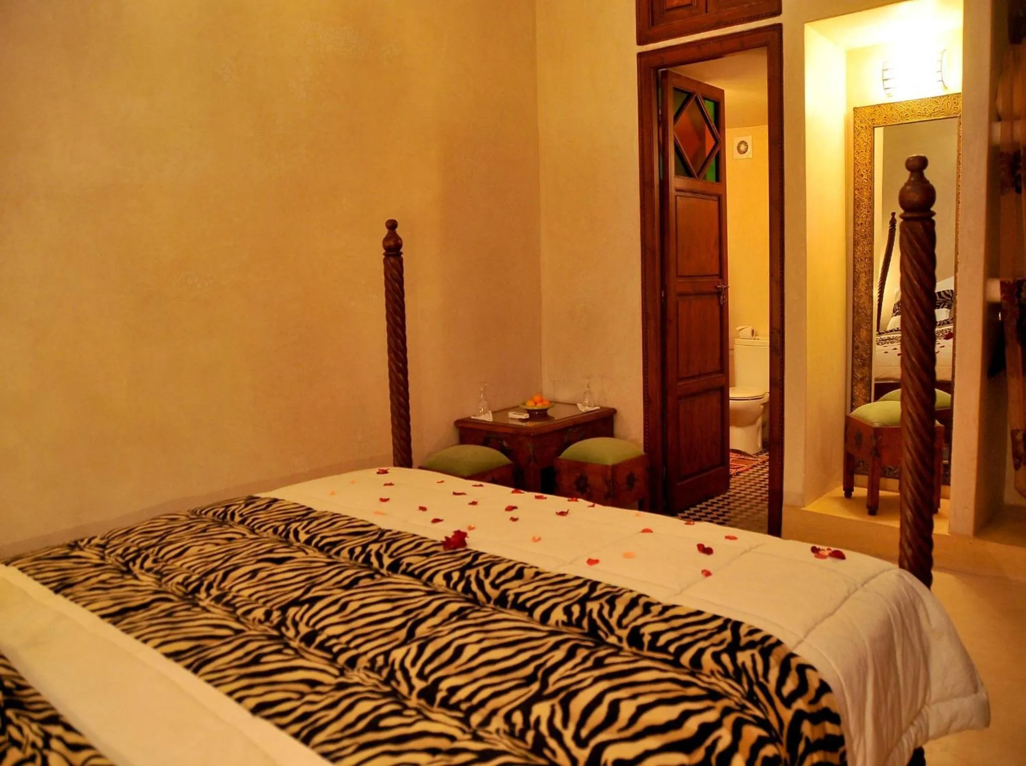 Bedroom, Bed in Riad Lila