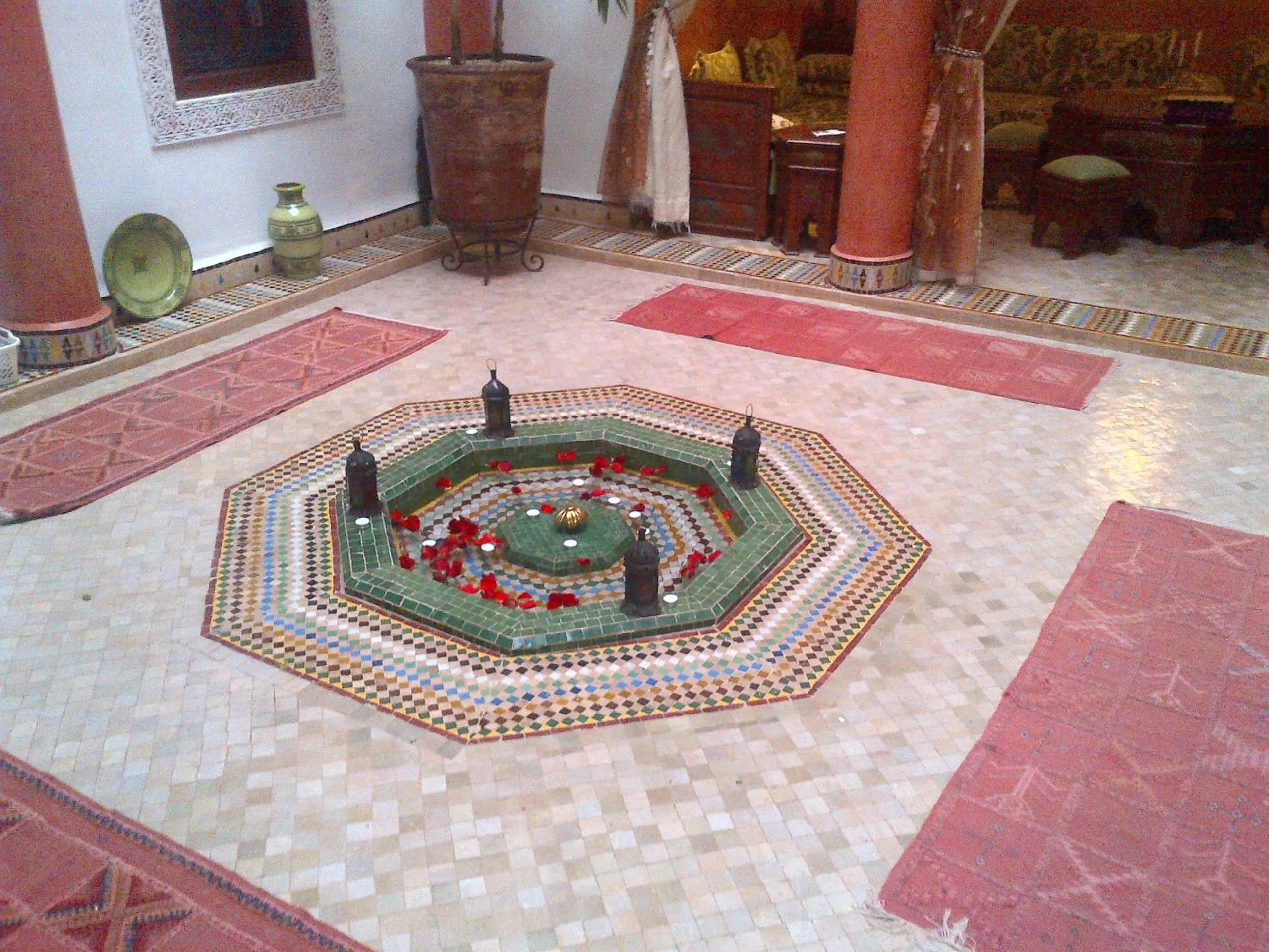 Decorative detail in Riad Lila