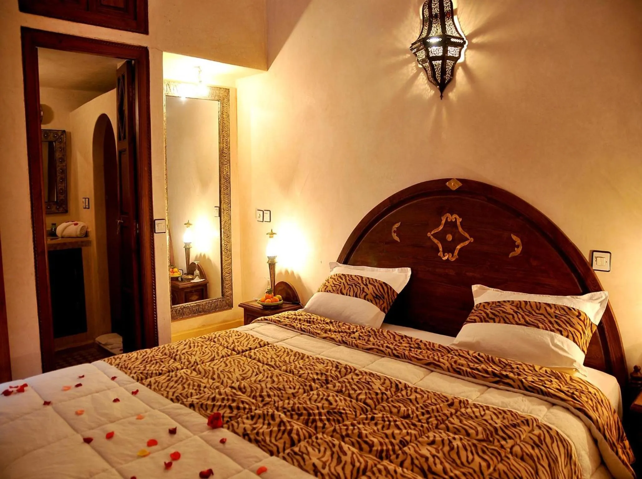 Bedroom, Bed in Riad Lila