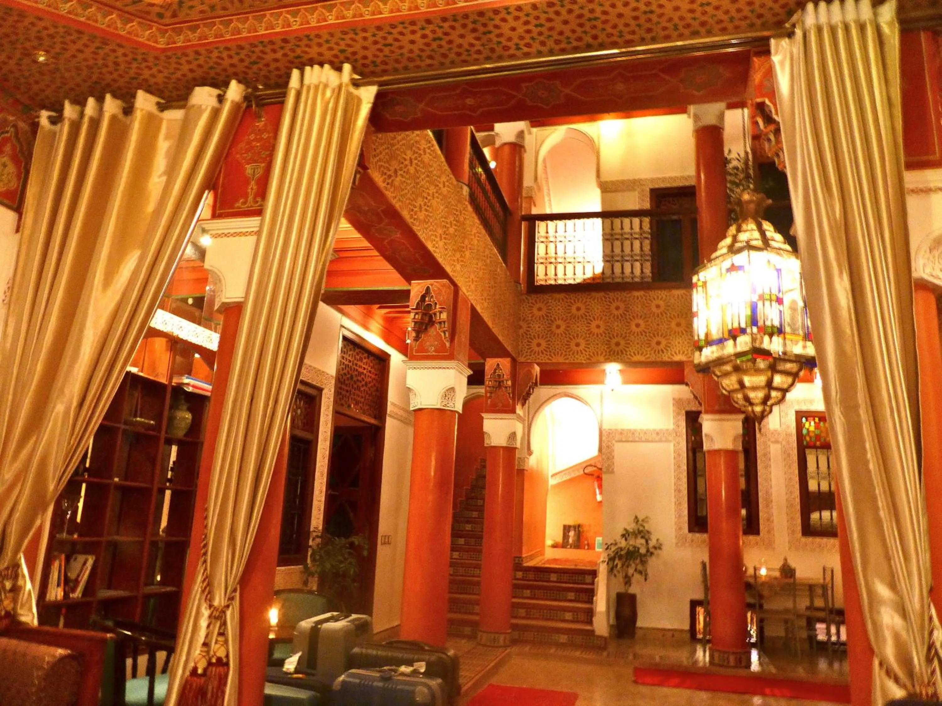 Lobby or reception in Riad Lila