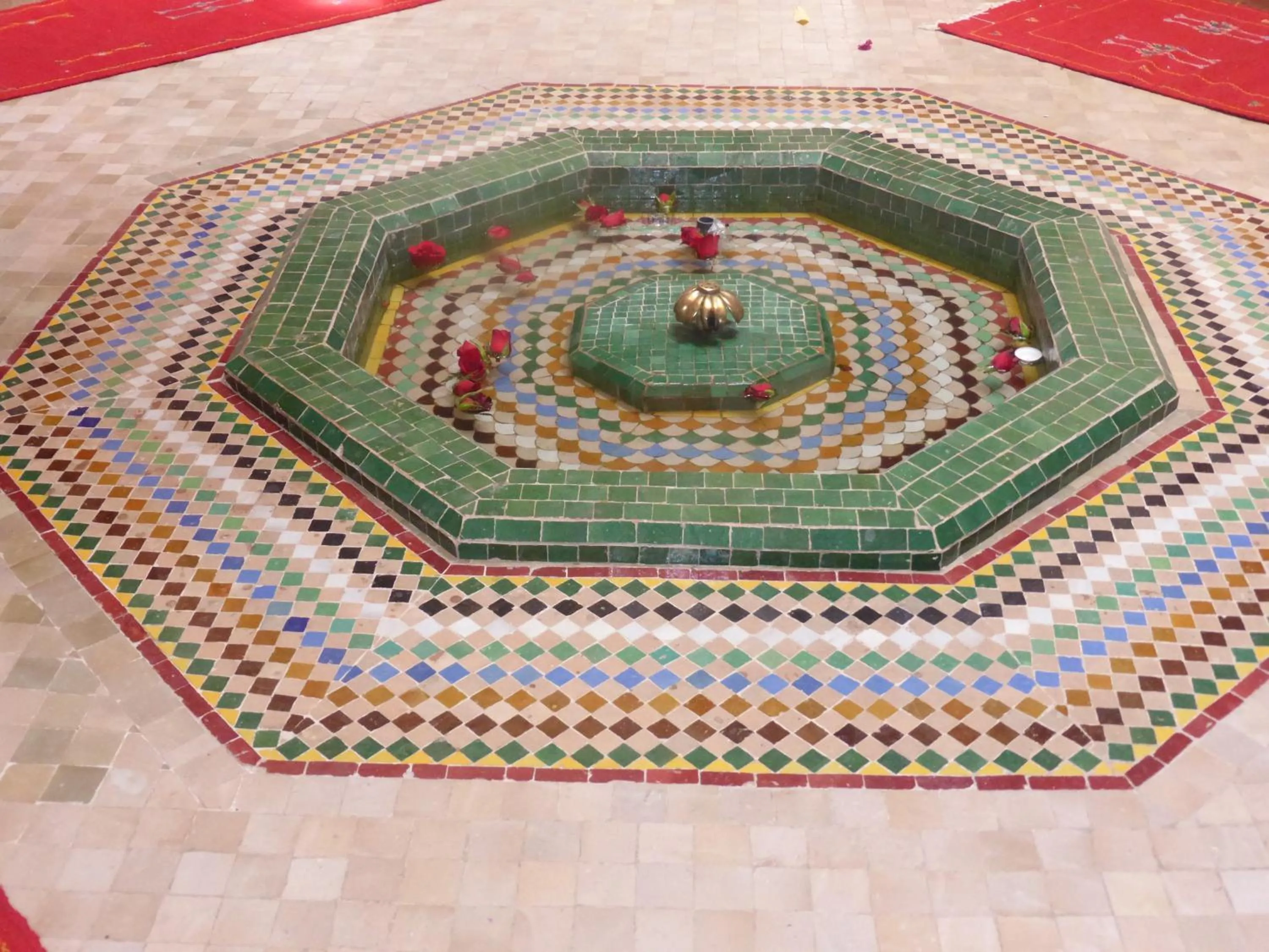 Decorative detail in Riad Lila