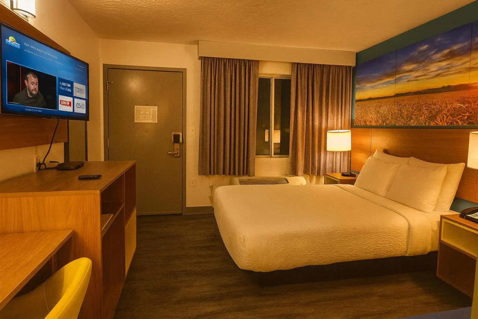 Bed in Days Inn by Wyndham Rock Springs