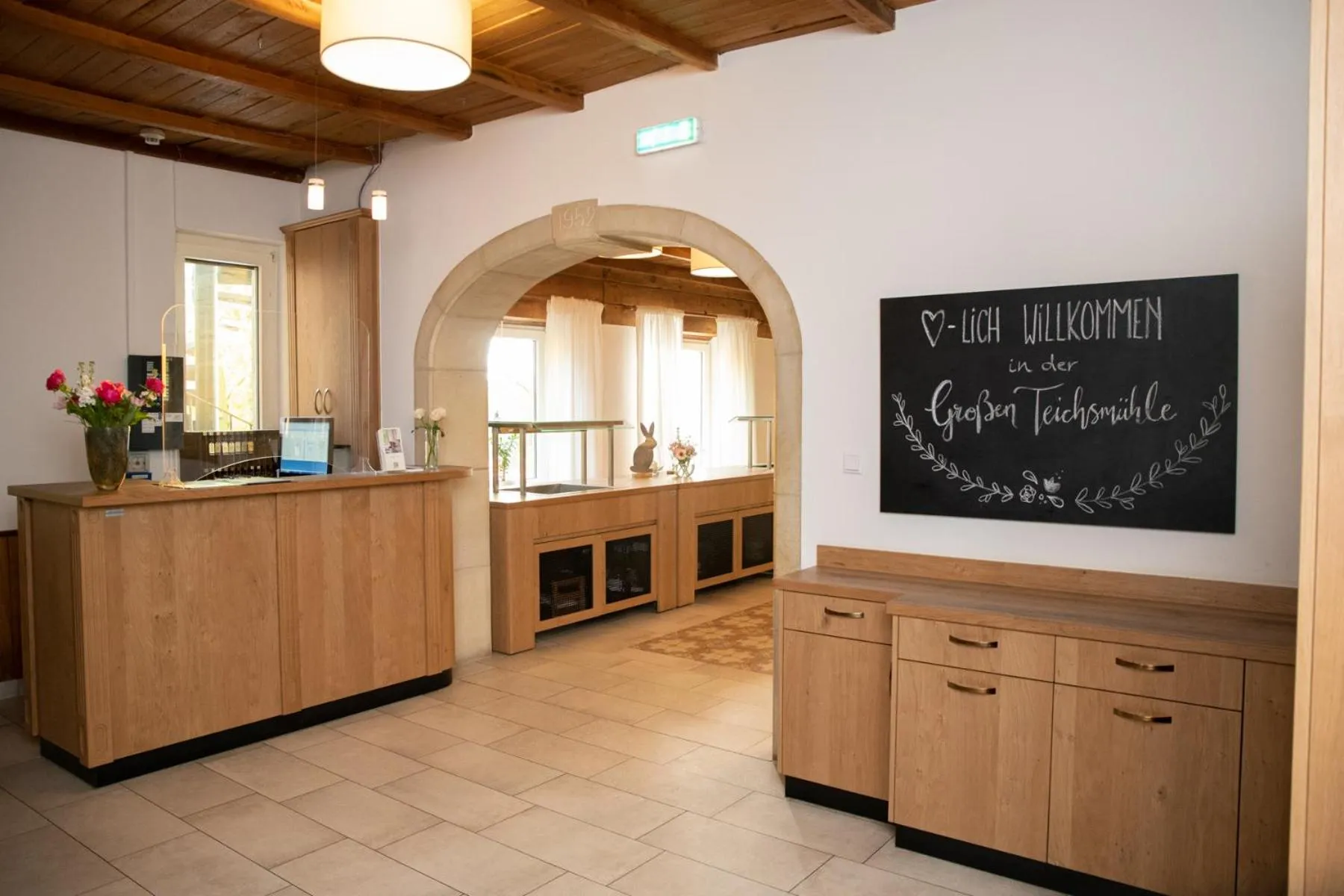 Lobby or reception in Hotel Restaurant Große Teichsmühle