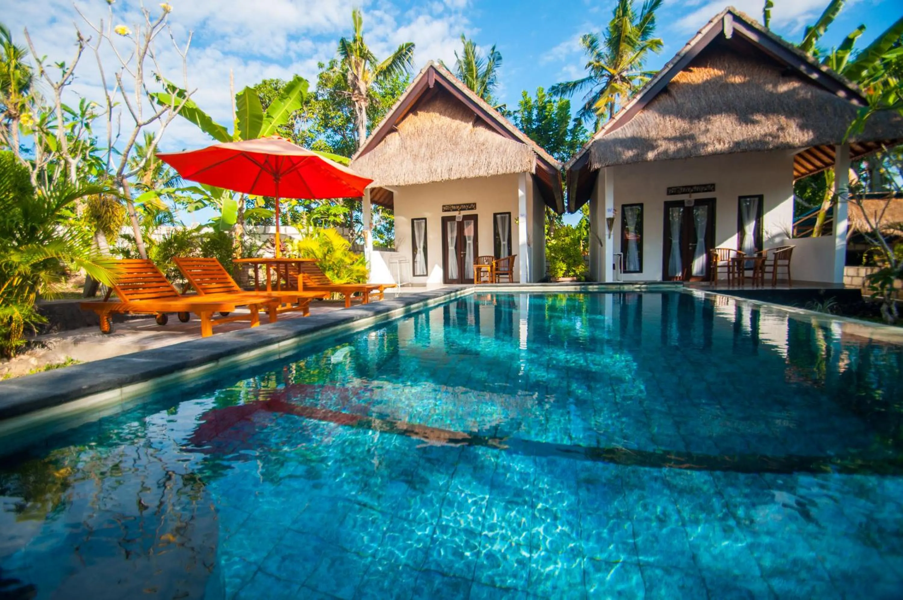 Swimming pool in Japa Bungalow
