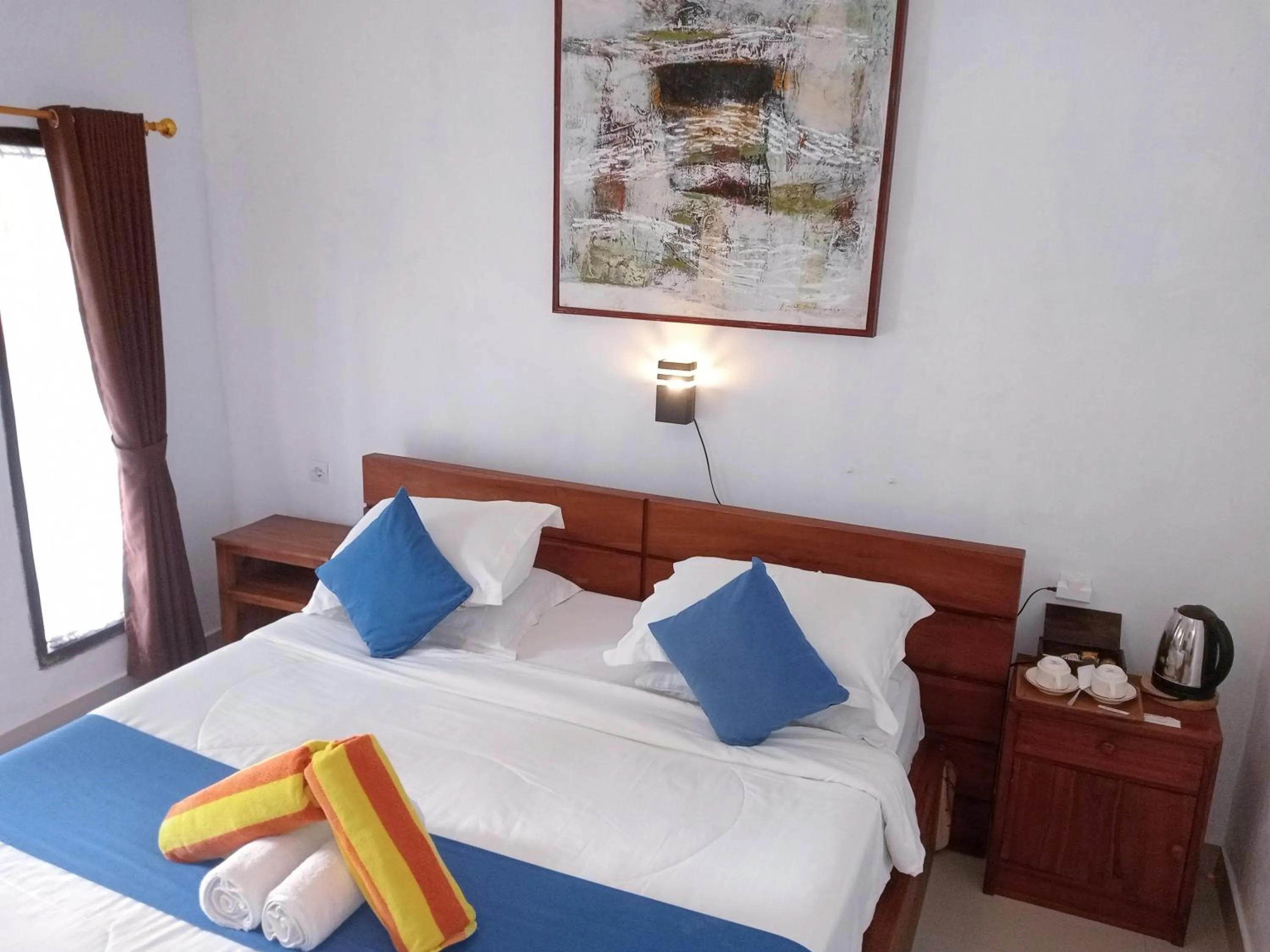 Bed in Japa Bungalow