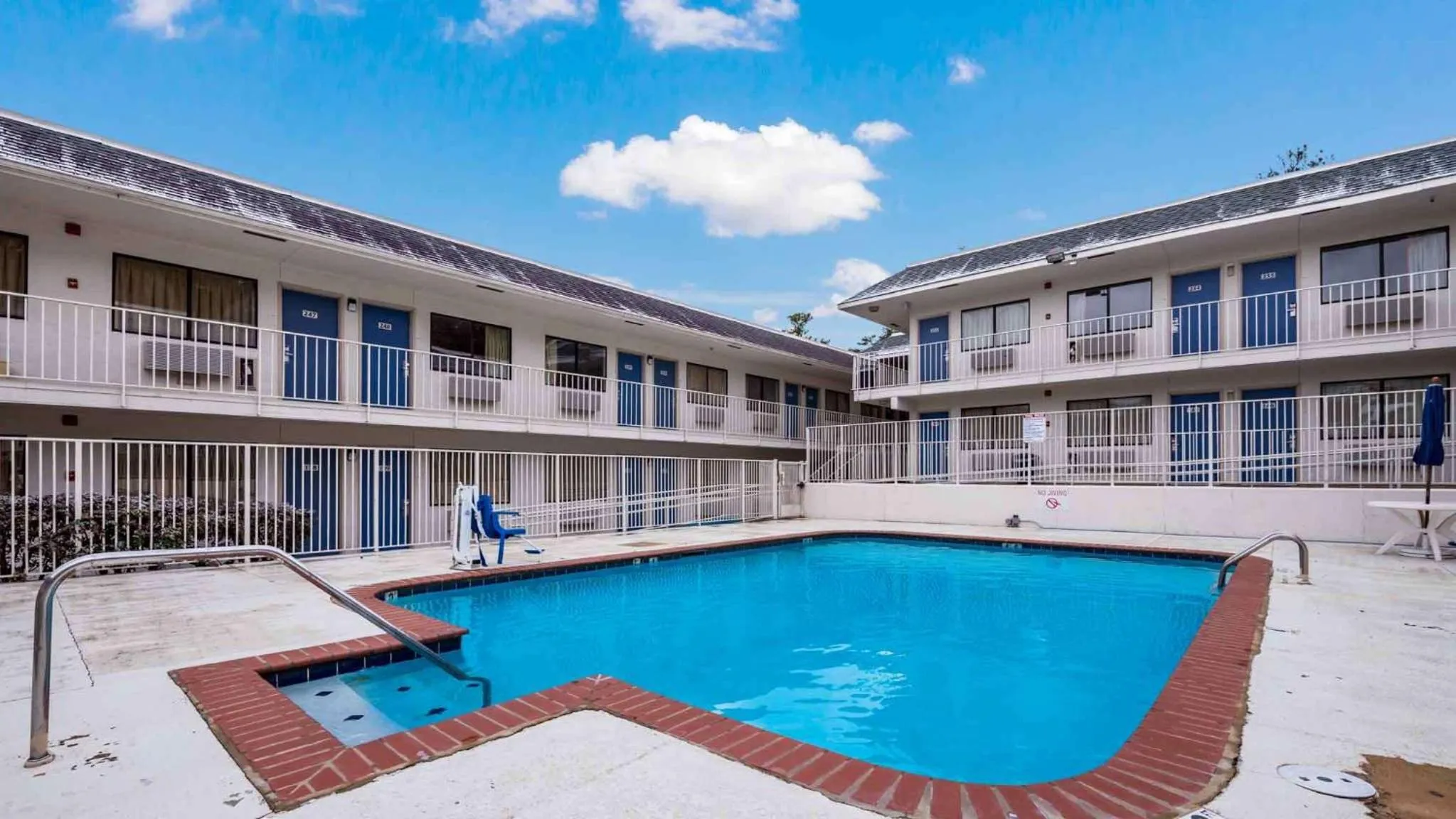 Pool view in Motel 6-Bessemer, AL - Birmingham