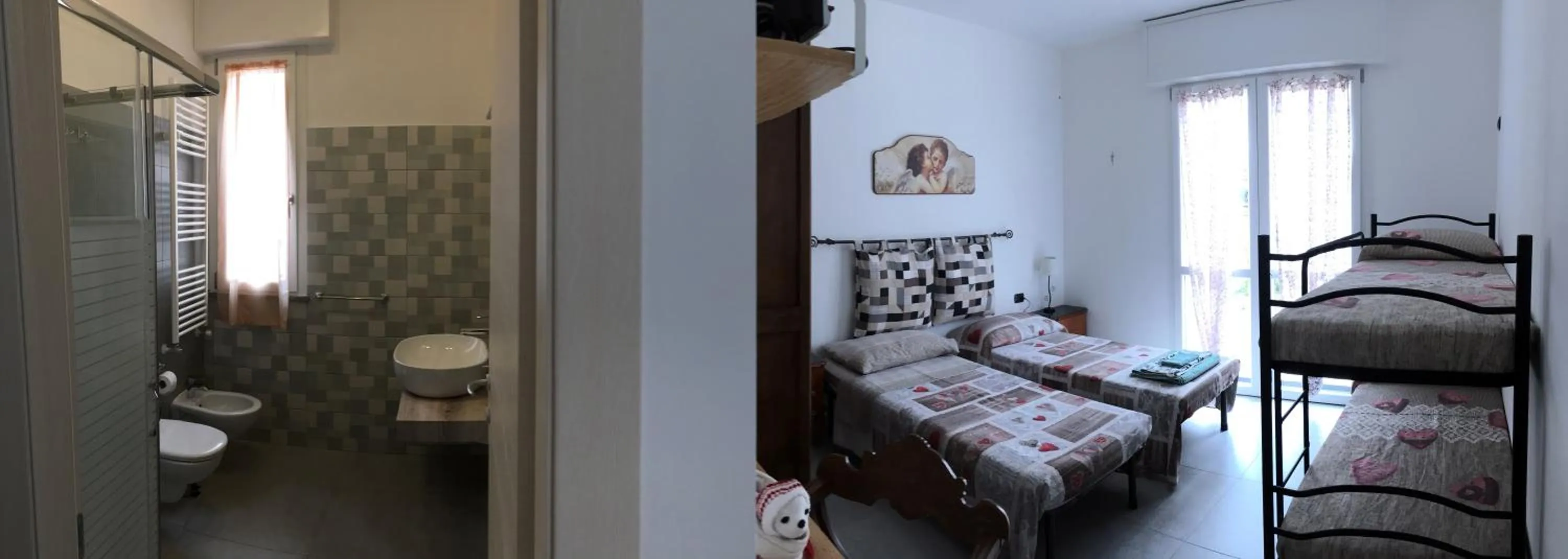 Bed in B&B Honey Rooms