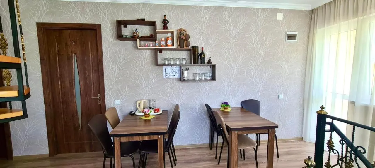 Dining area in Kazbegi Inn