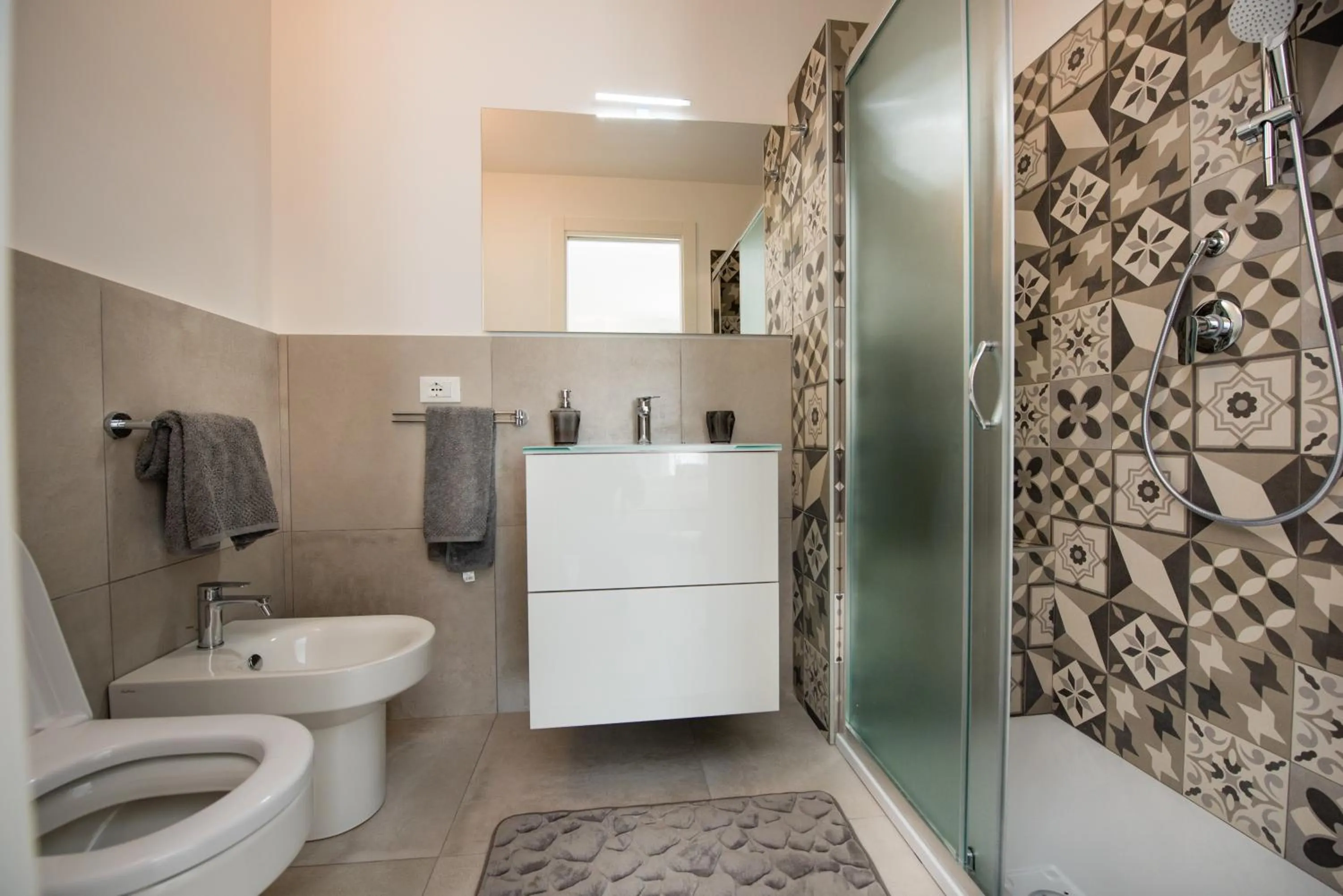 Shower in Le Camere di Mariú