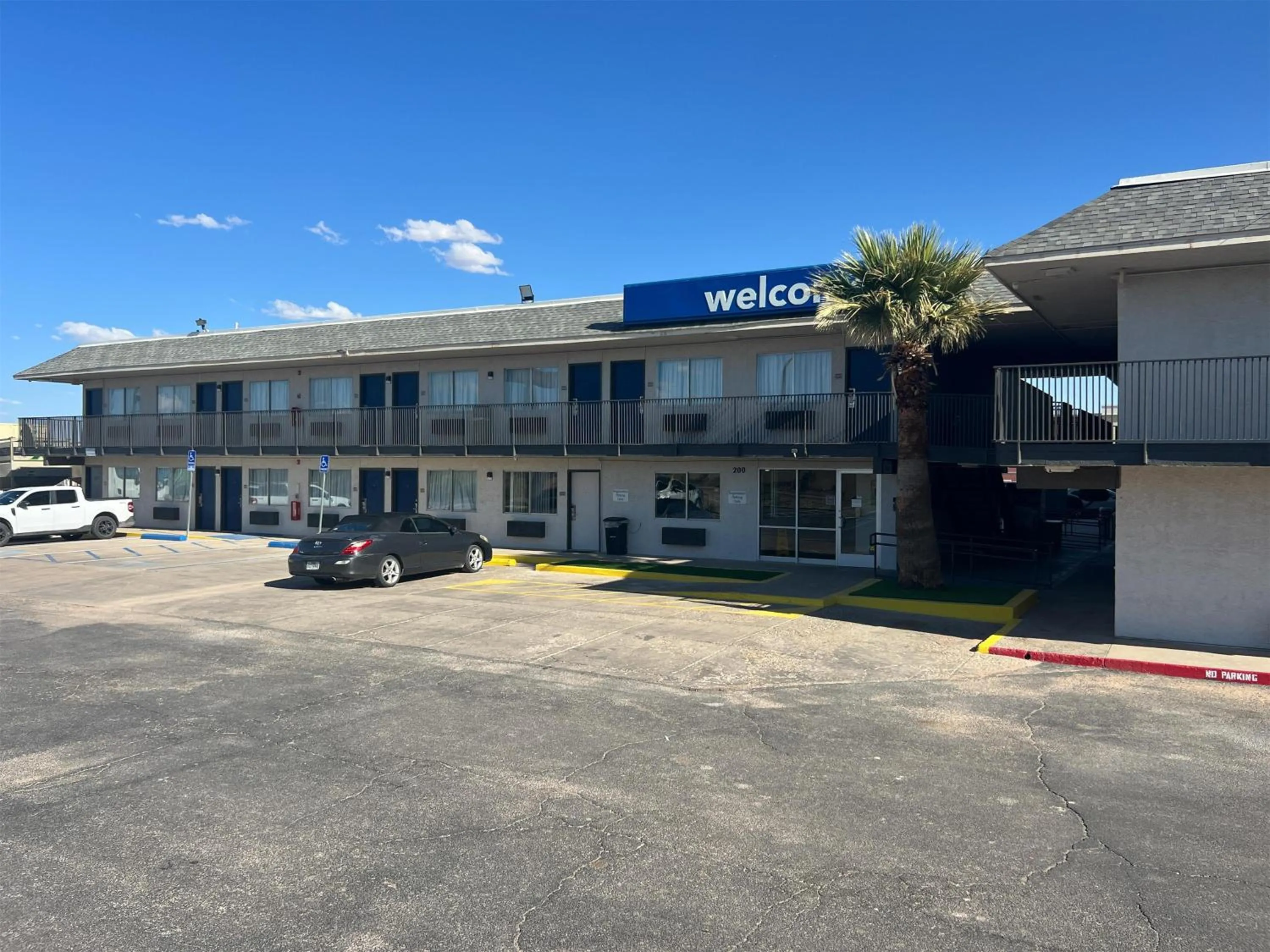 Property building in Motel 6-Odessa, TX