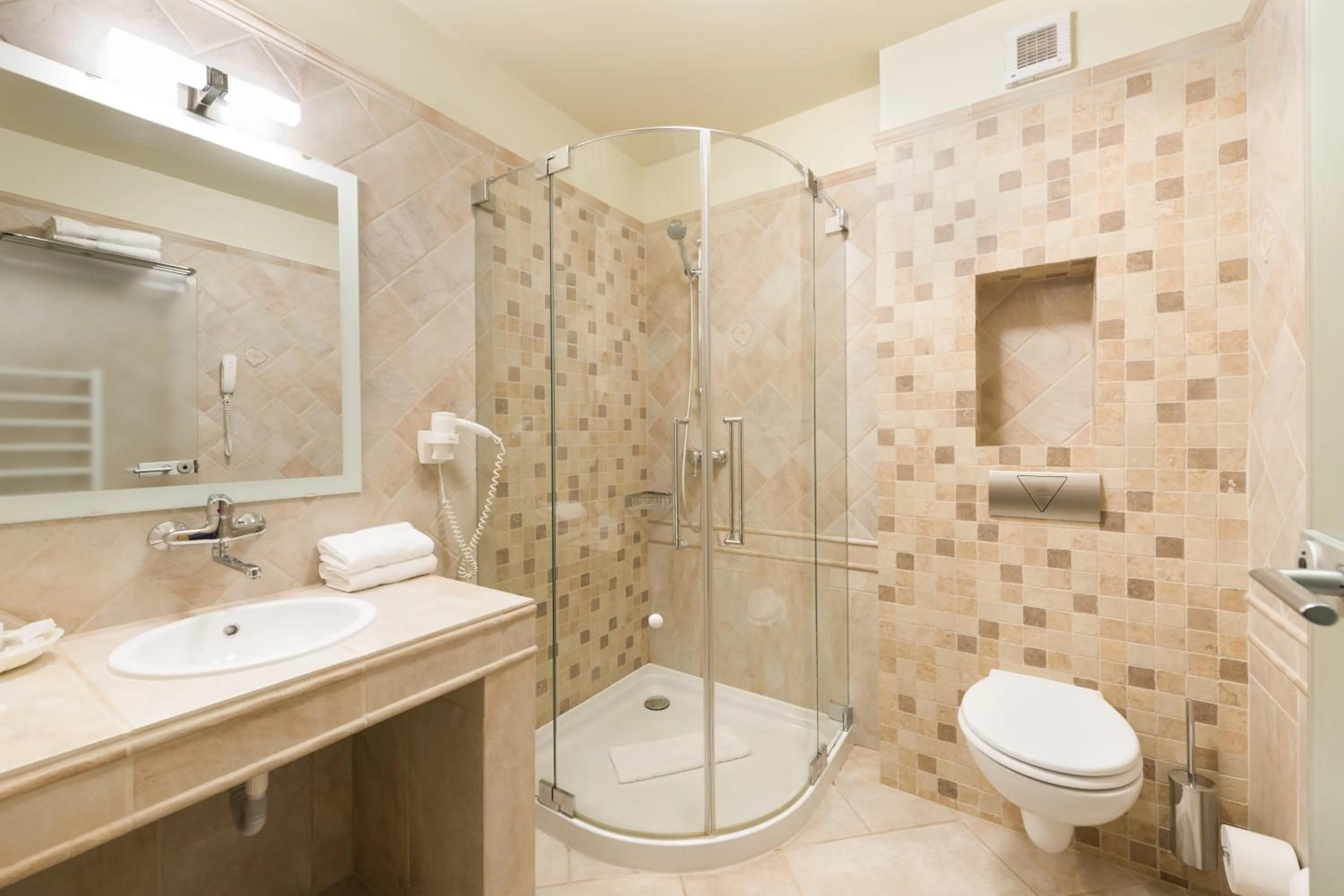 Bathroom in Hotel Sonnenhof