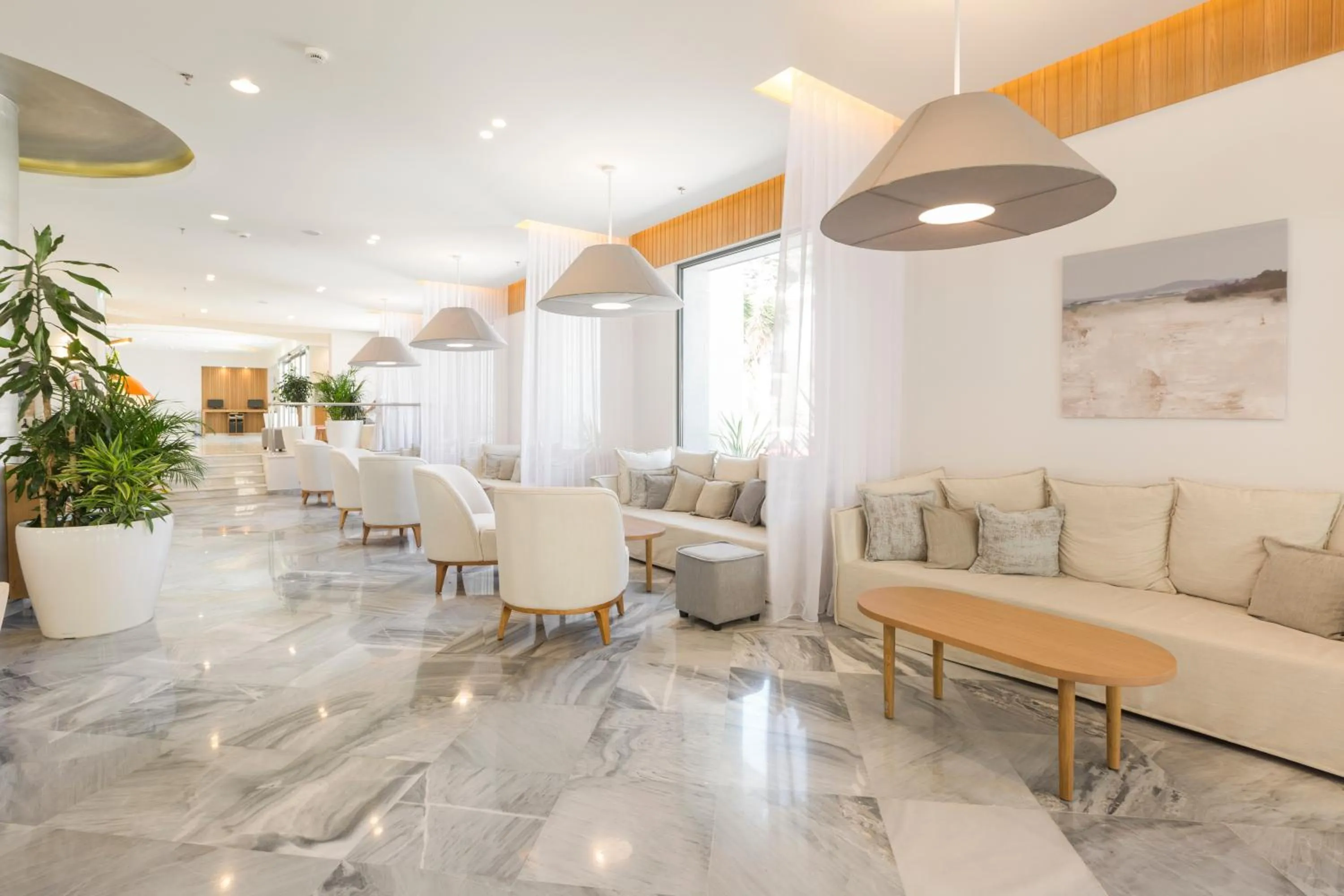 Lobby or reception in Samian Mare Hotel, Suites & Spa