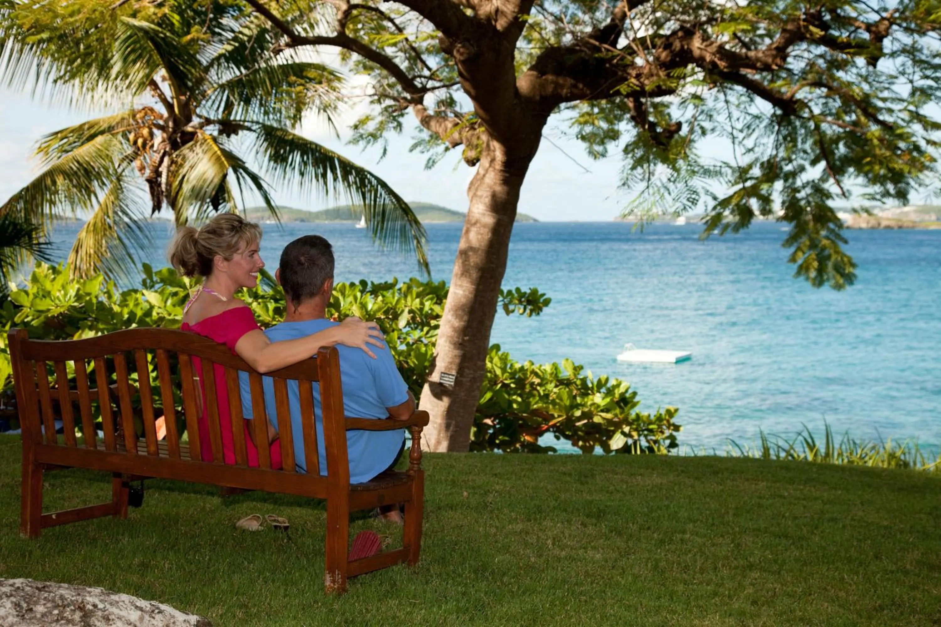People in Gallows Point Resort