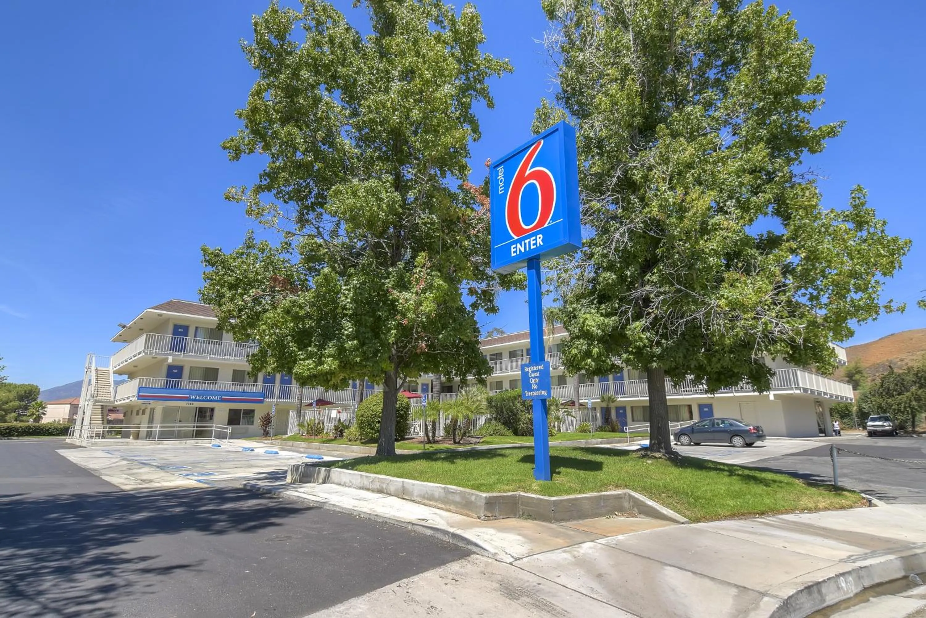 Facade/entrance in Motel 6-San Bernardino, CA - North