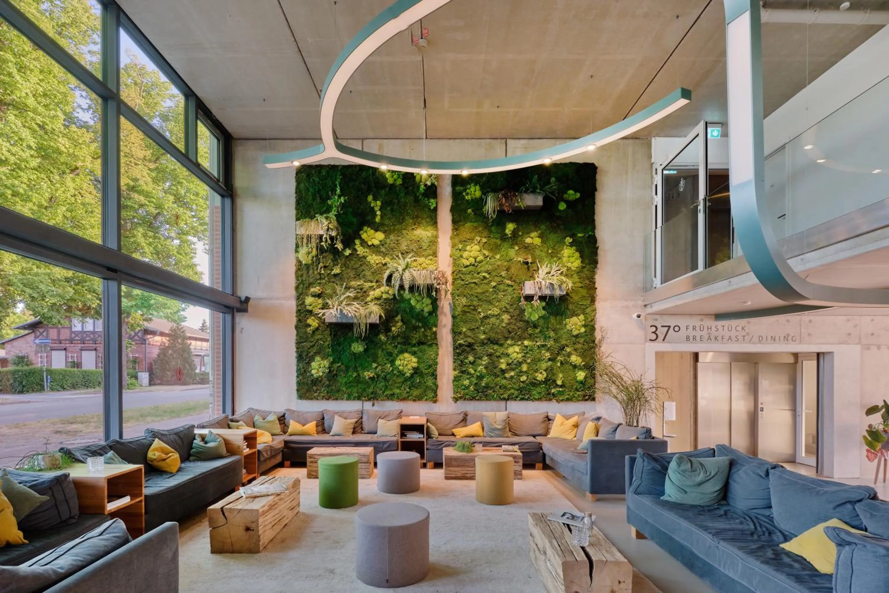 Lobby or reception in Landgut Stober