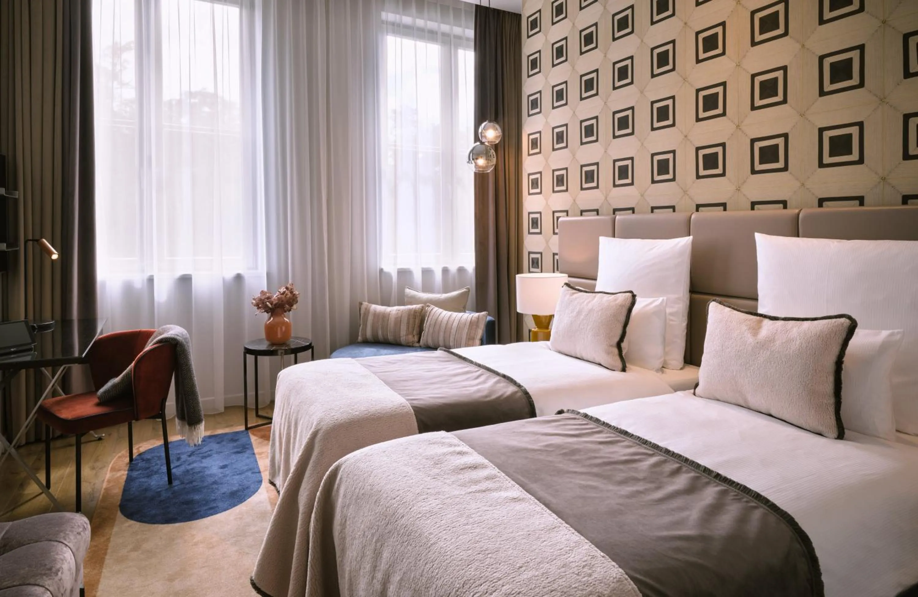 Bedroom, Bed in The Posthouse Berlin Potsdamer Platz- Leonardo Limited Edition