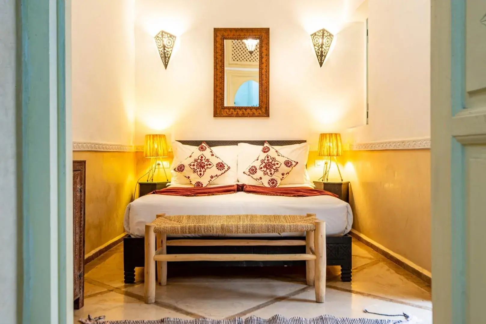 Superior Double Room in Riad L'orange Bleue Superior Double Room in Riad L'orange Bleue
