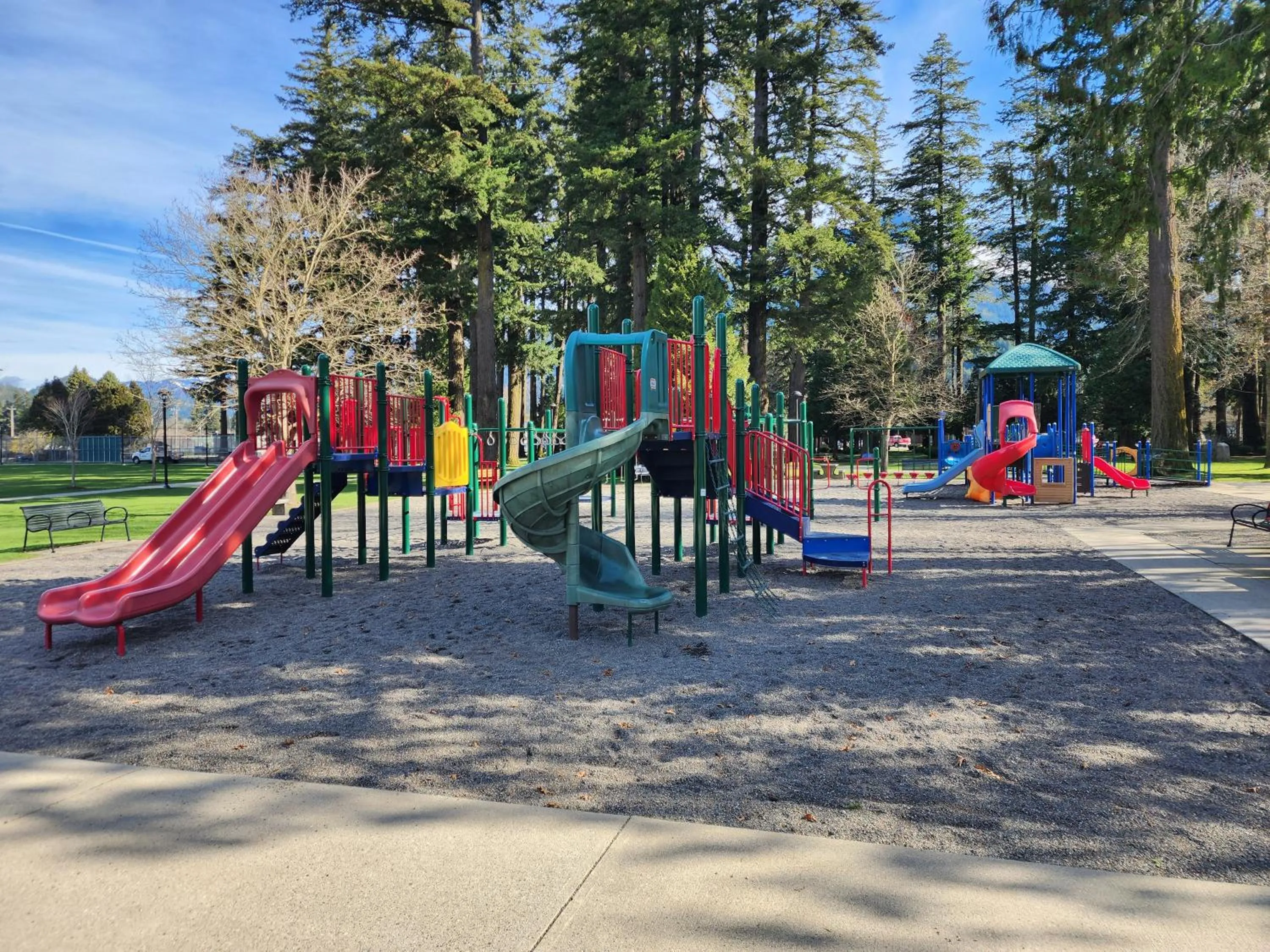Children play ground in Inn The Mountains