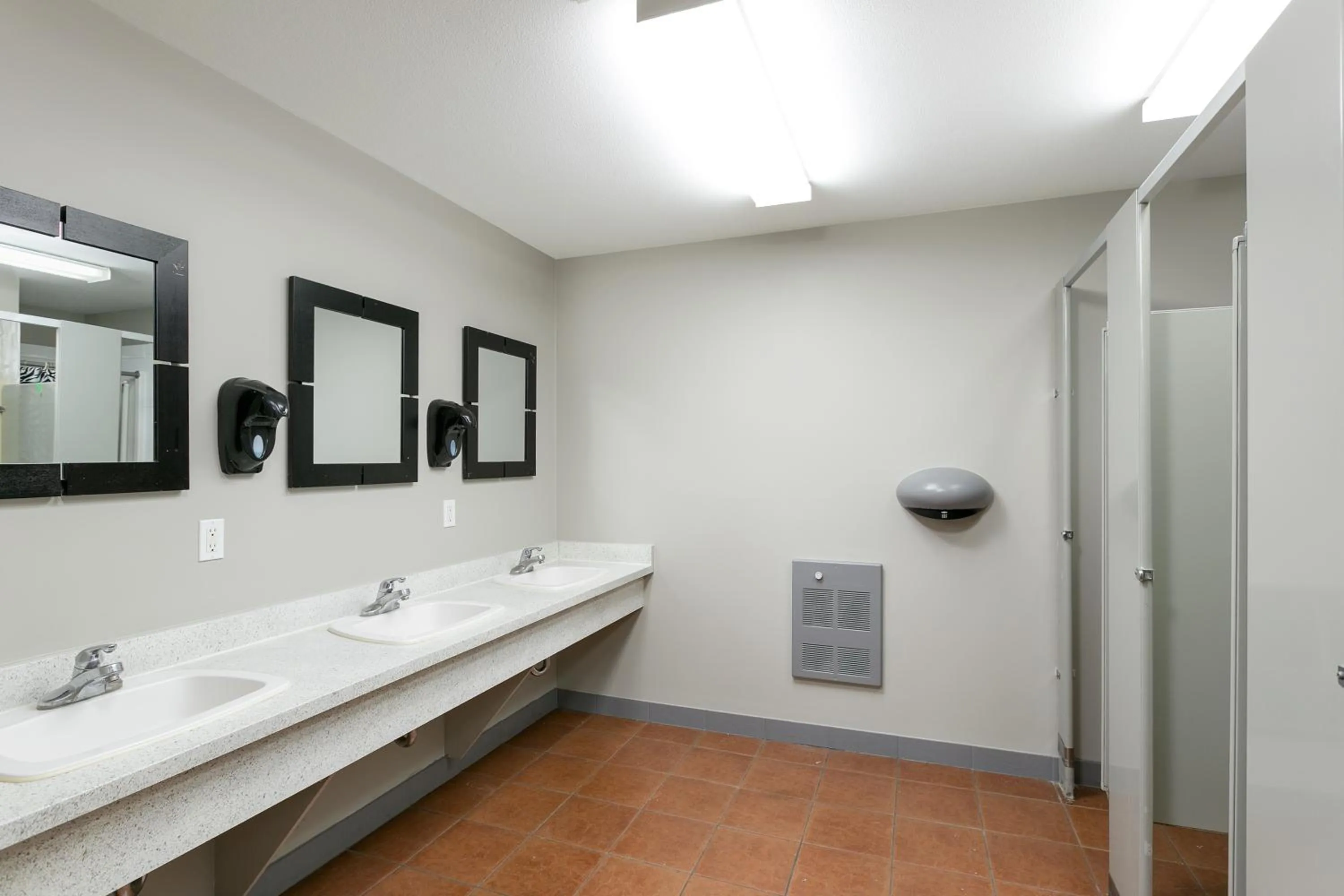 Bathroom in HI Kelowna Hostel