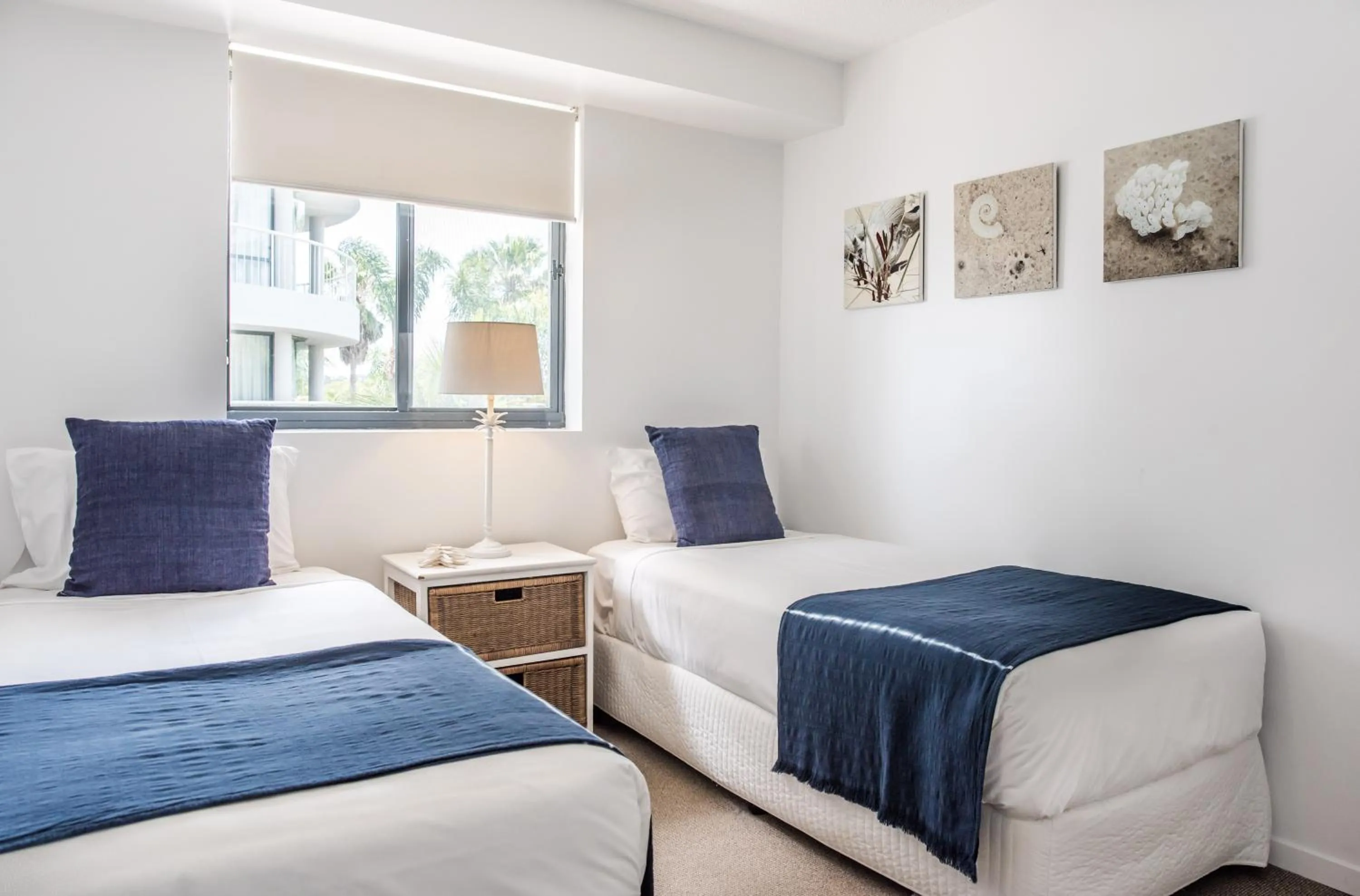 Bed in Noosa Pacific Resort