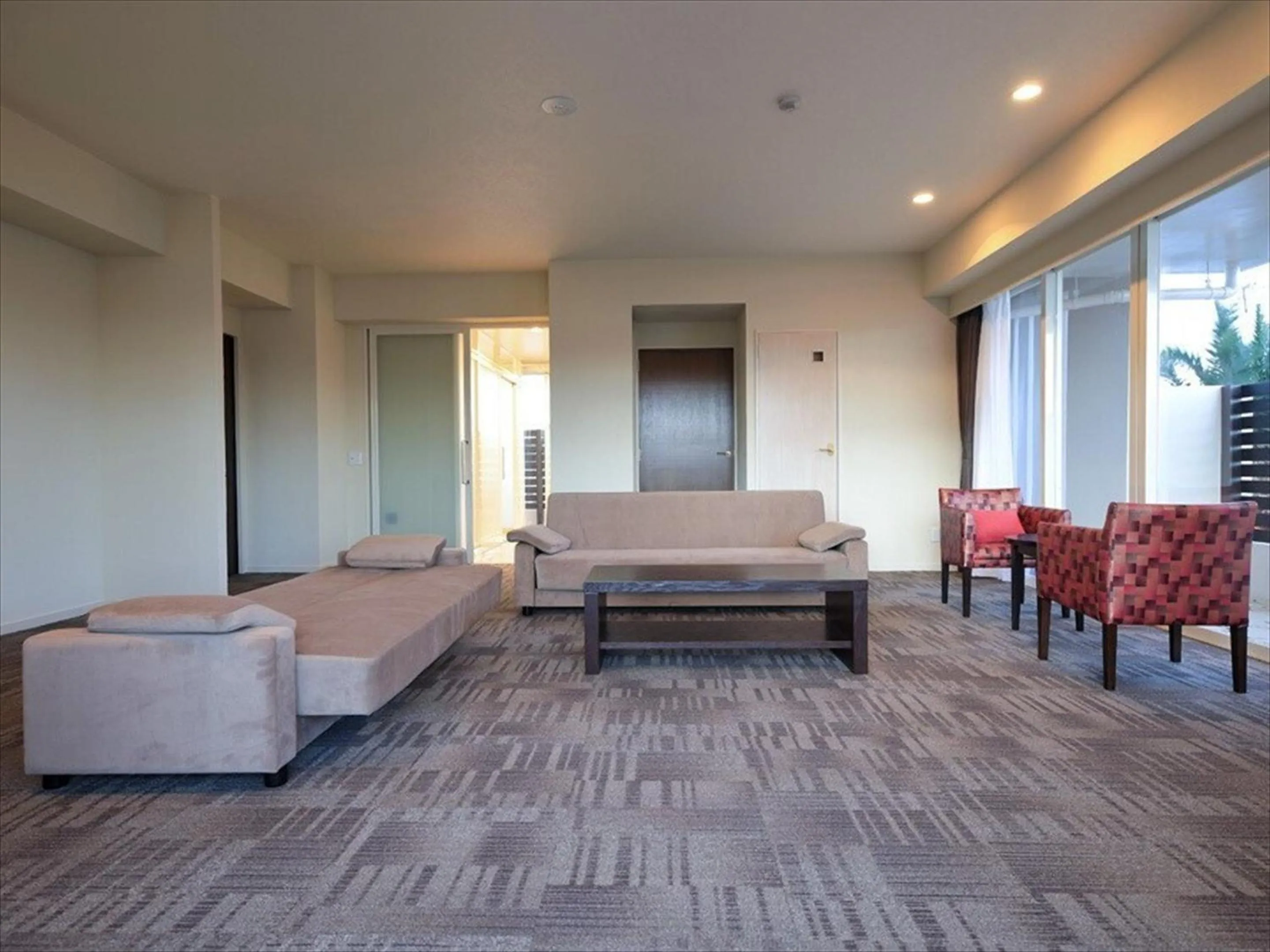 Living room in Terrace Garden Mihama Resort by Coldio Premium