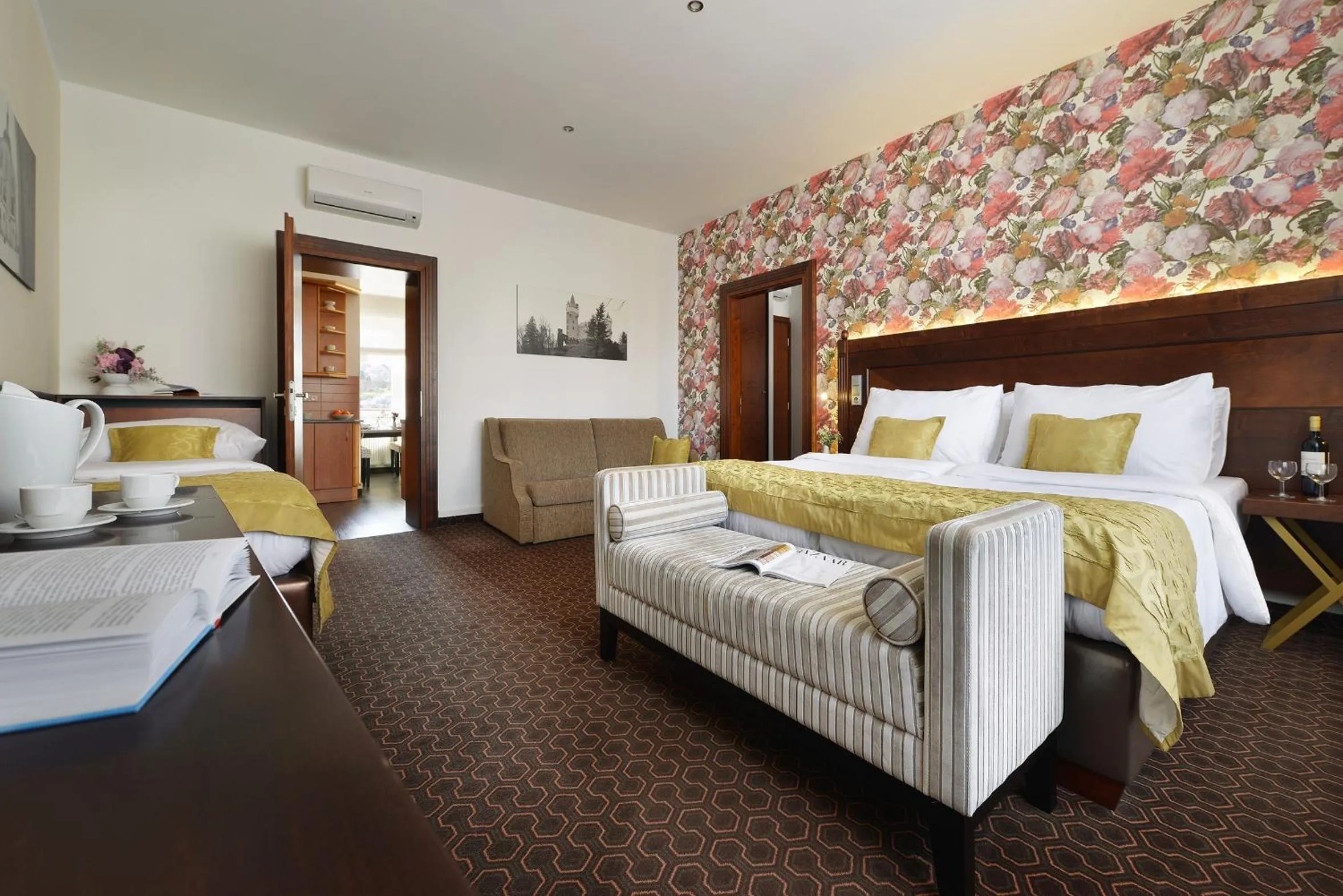 Bedroom, Bed in Vysocina Design Apartments